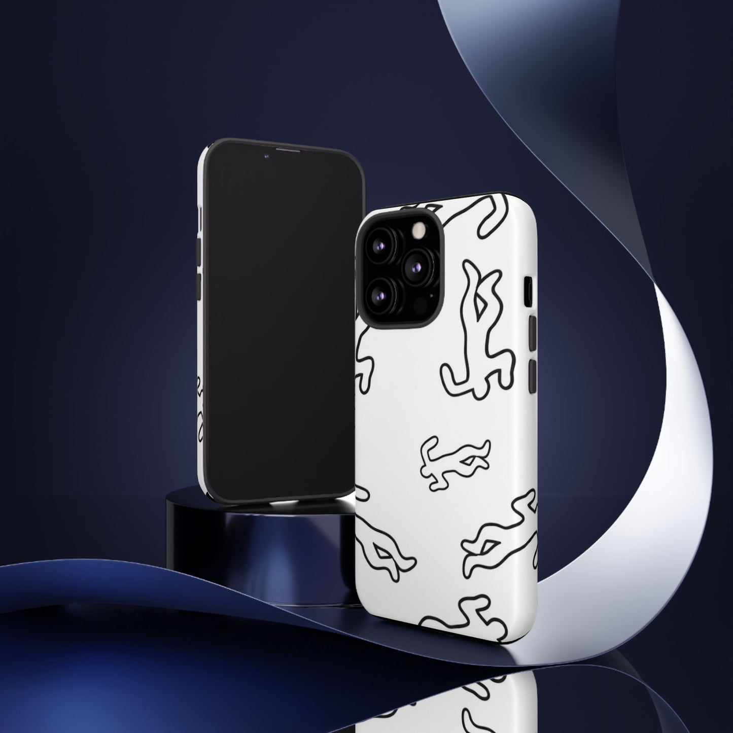 Chalk outline scene  Tough case Protectors, Trendy Cell Phone Cover, Unique Gift for Him or Her, Modern Art Accessory, Fun Design for All [...]