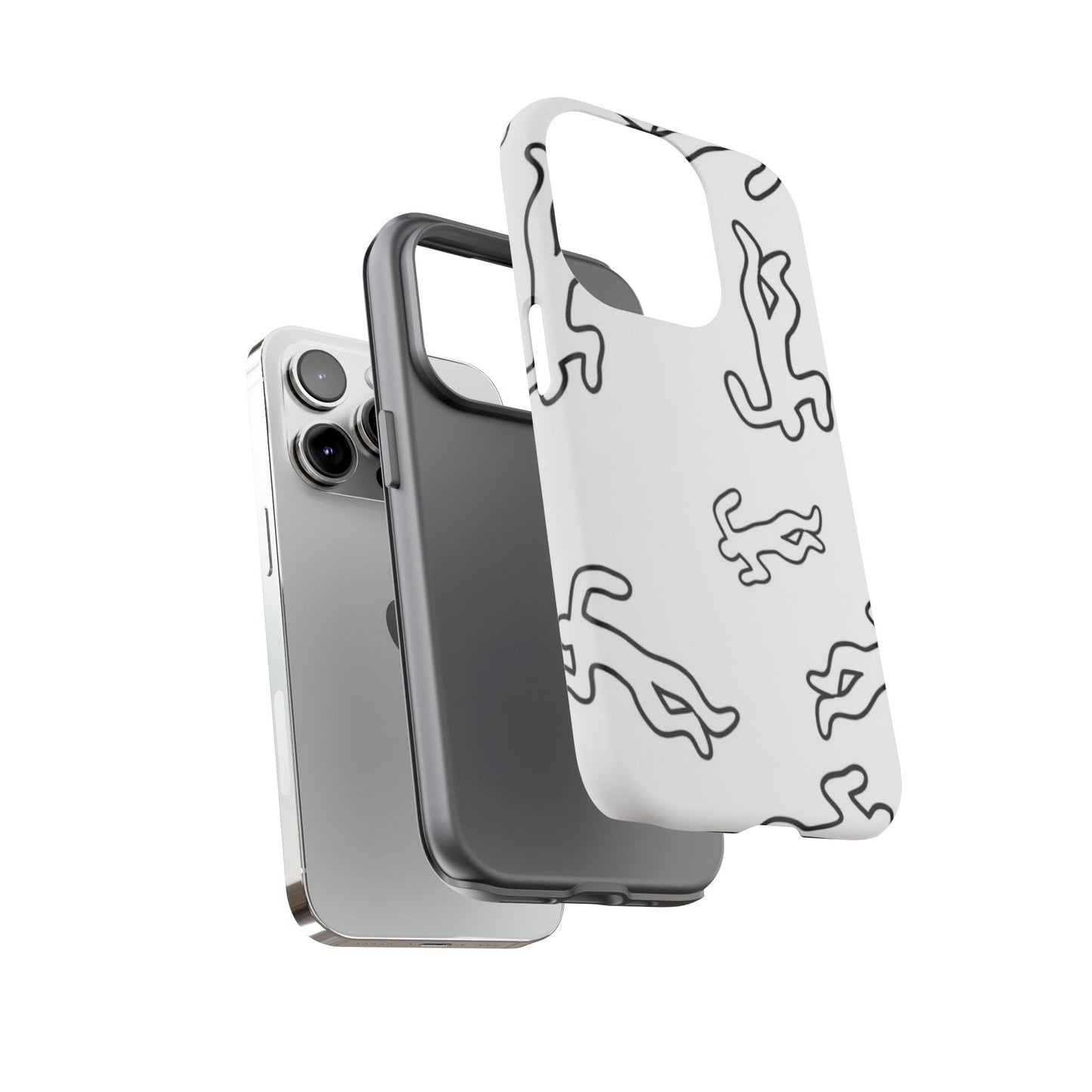 Chalk outline scene  Tough case Protectors, Trendy Cell Phone Cover, Unique Gift for Him or Her, Modern Art Accessory, Fun Design for All [...]
