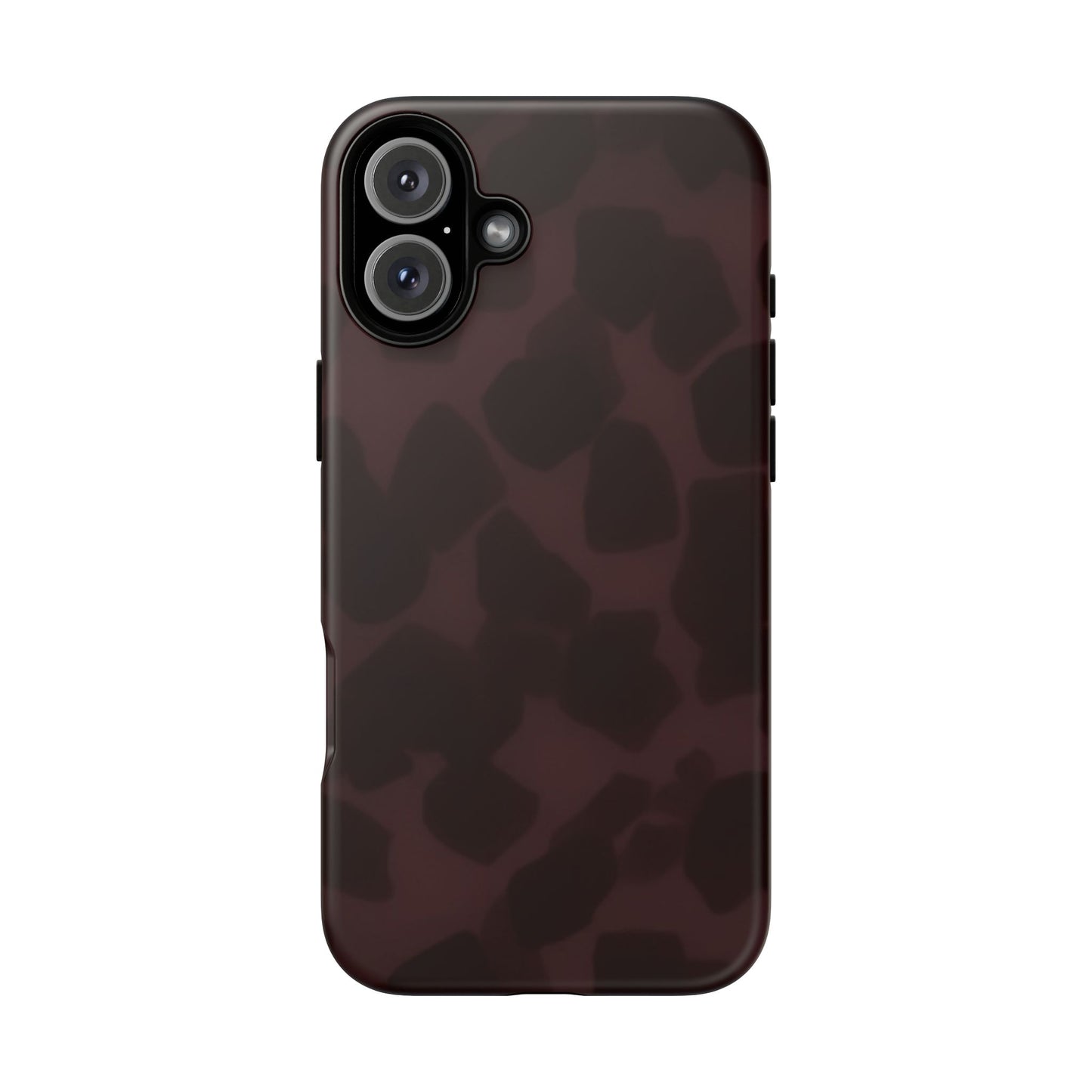 Maroon Jumbo Tortoise shell Stylish Phone Cases, Durable Phone Cover, Cheetah Print Case, Trendy Mobile Accessories, Unique Gift Ideas