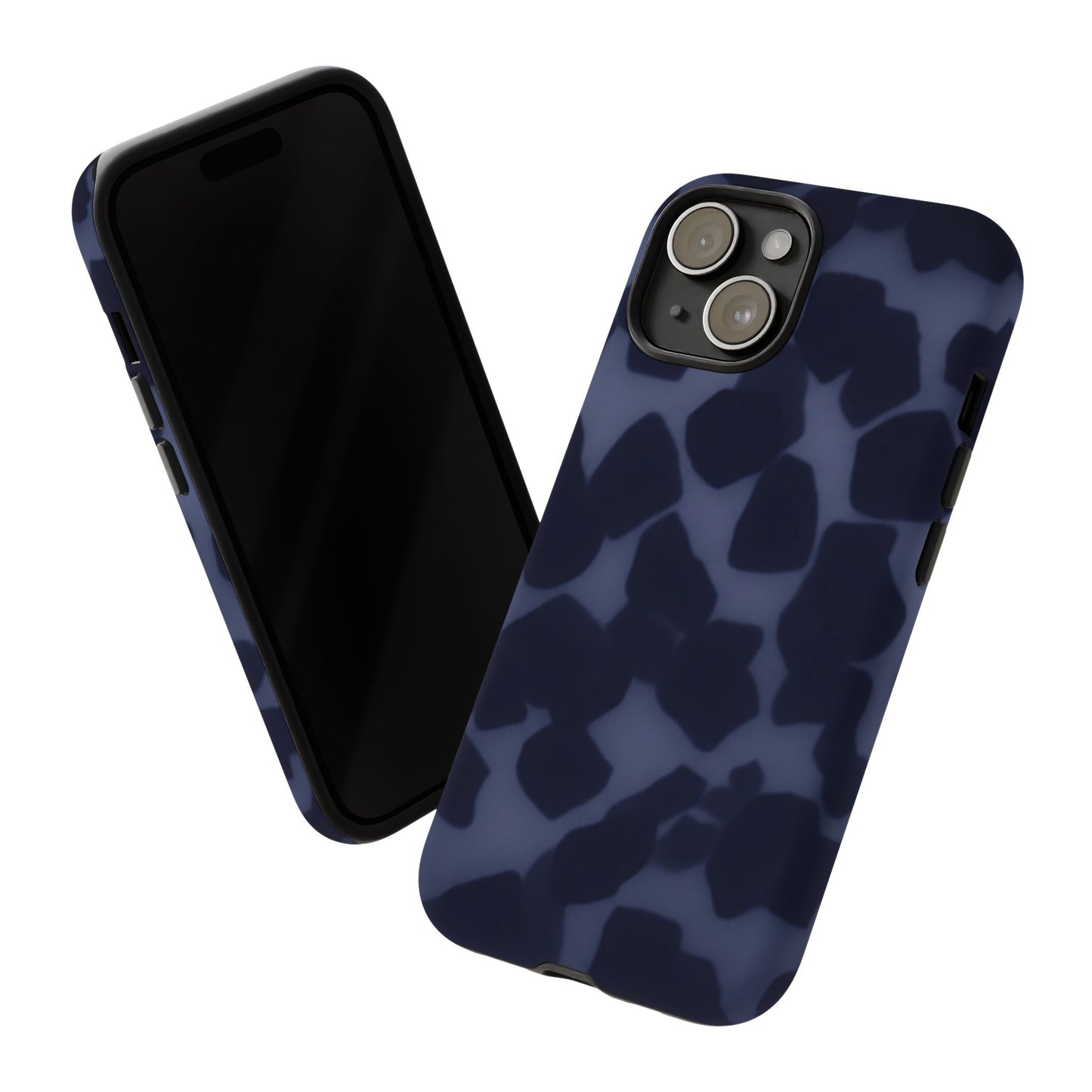 Jumbo Tortoise shell Navy Tuff Phone Case, Tough Cases with Sleek Modern Design for Protection, Gift for Tech Enthusiasts, Perfect for Any Occasion