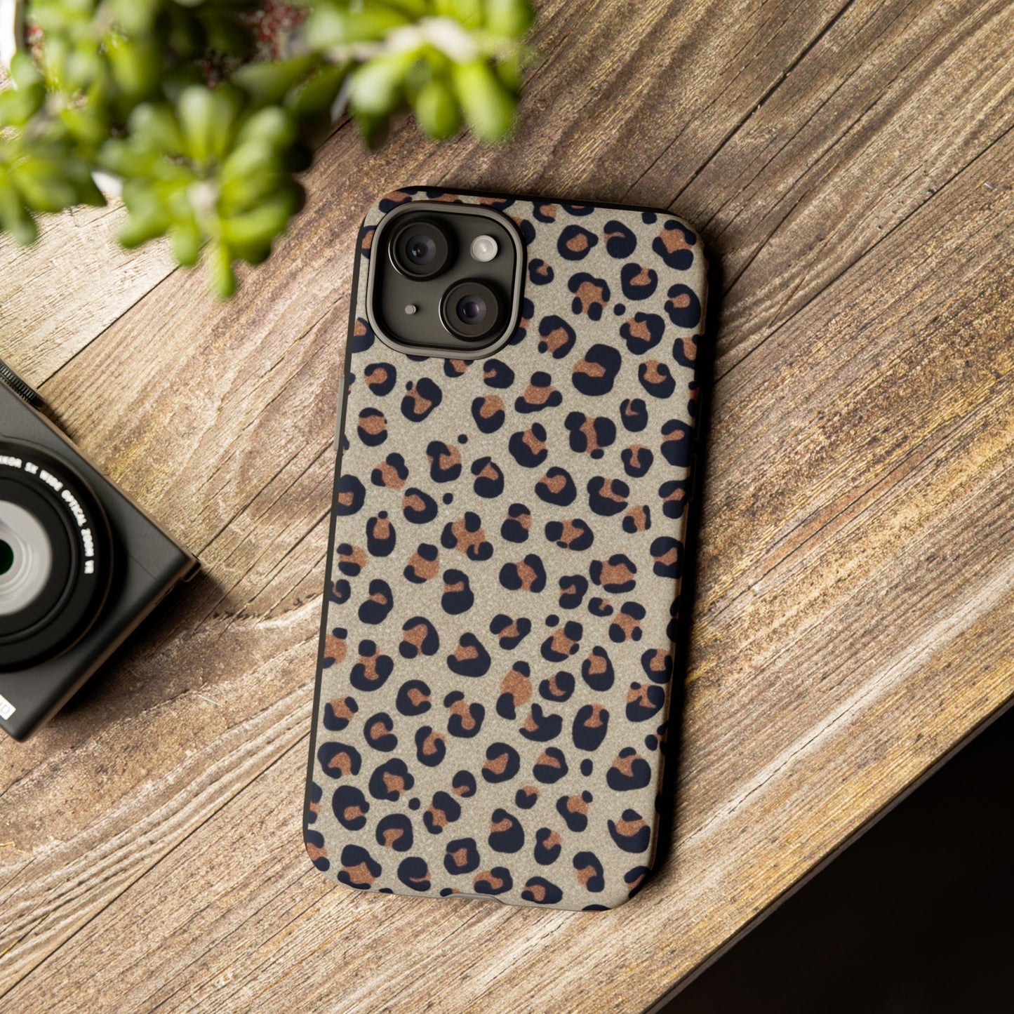 Leopard glitter Stylish Phone Case - Tough Cases with Chic Leopard Print Design, Animal Print Case, Trendy Cell Cover, Gifts for Her, Fashionable Tech [...]