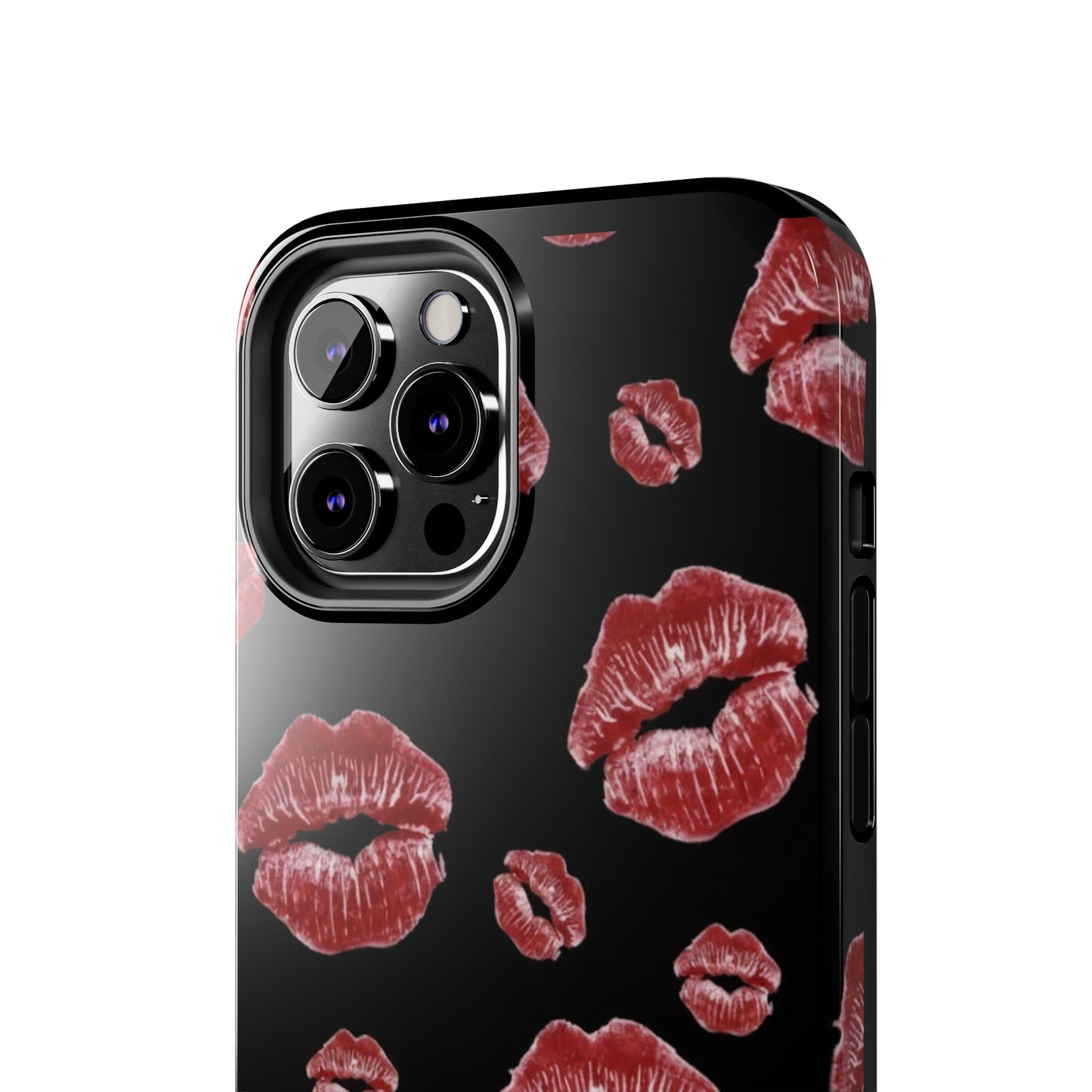 Kiss-Print Tough Phone Cases | Glamorous Protection, Unique Gift, Trendy Accessory, Valentine's Day, Stylish Gift for Her