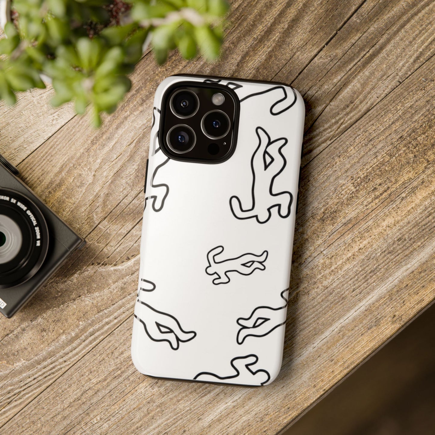 Chalk outline scene  Tough case Protectors, Trendy Cell Phone Cover, Unique Gift for Him or Her, Modern Art Accessory, Fun Design for All [...]