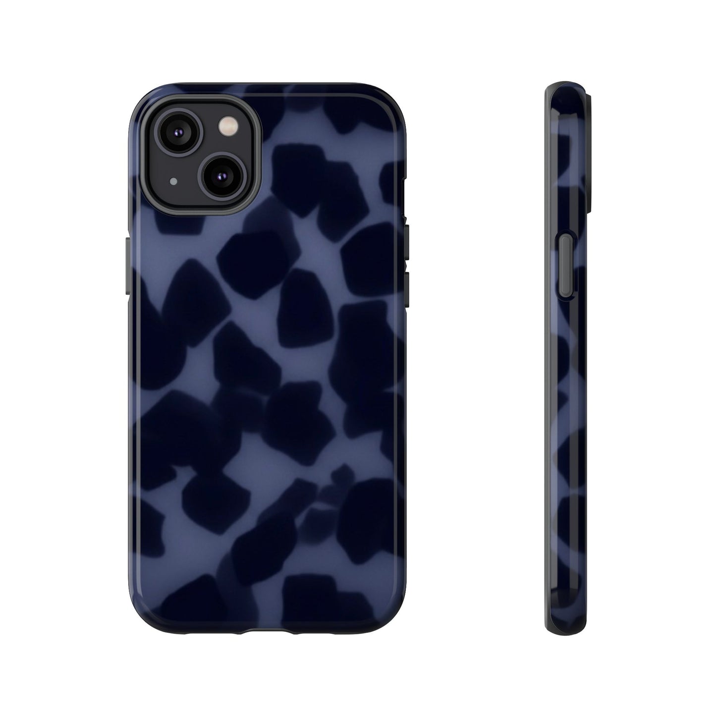 Jumbo Tortoise shell Navy Tuff Phone Case, Tough Cases with Sleek Modern Design for Protection, Gift for Tech Enthusiasts, Perfect for Any Occasion
