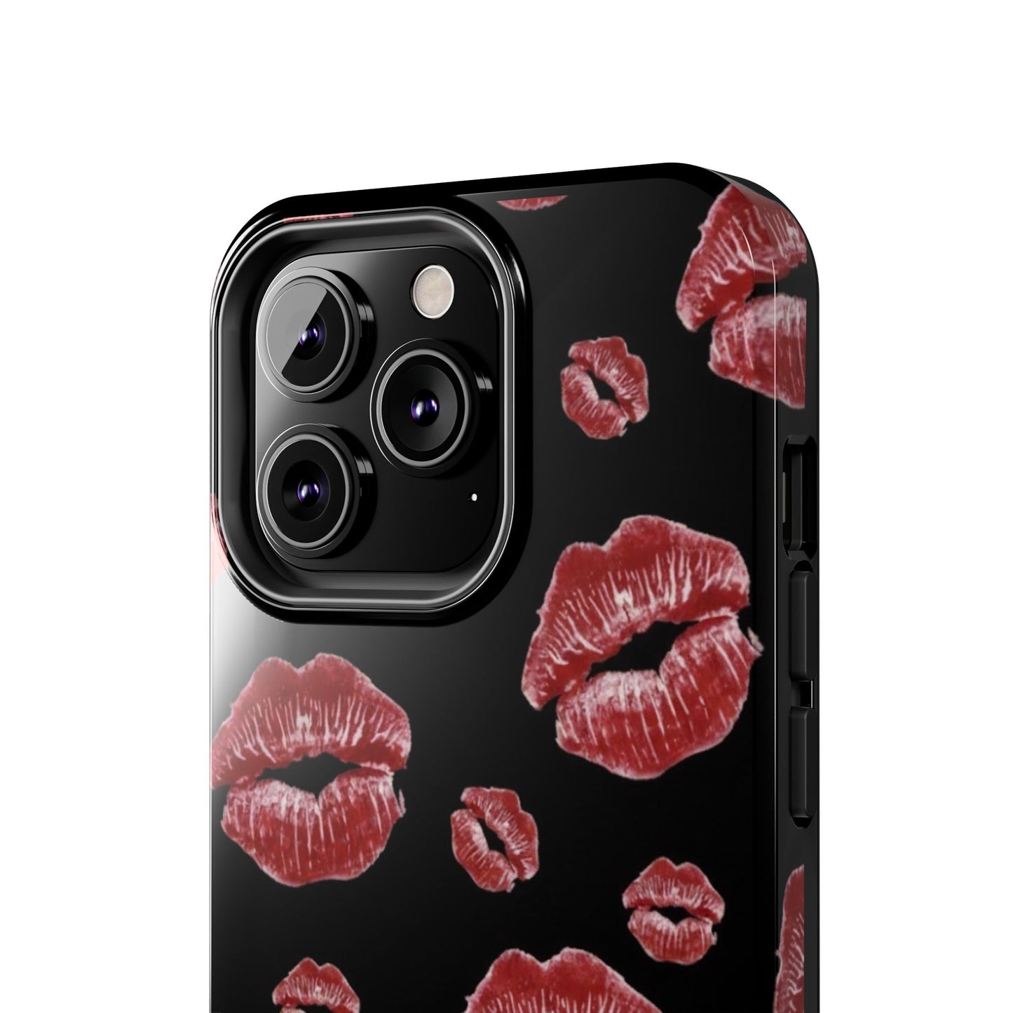 Kiss-Print Tough Phone Cases | Glamorous Protection, Unique Gift, Trendy Accessory, Valentine's Day, Stylish Gift for Her