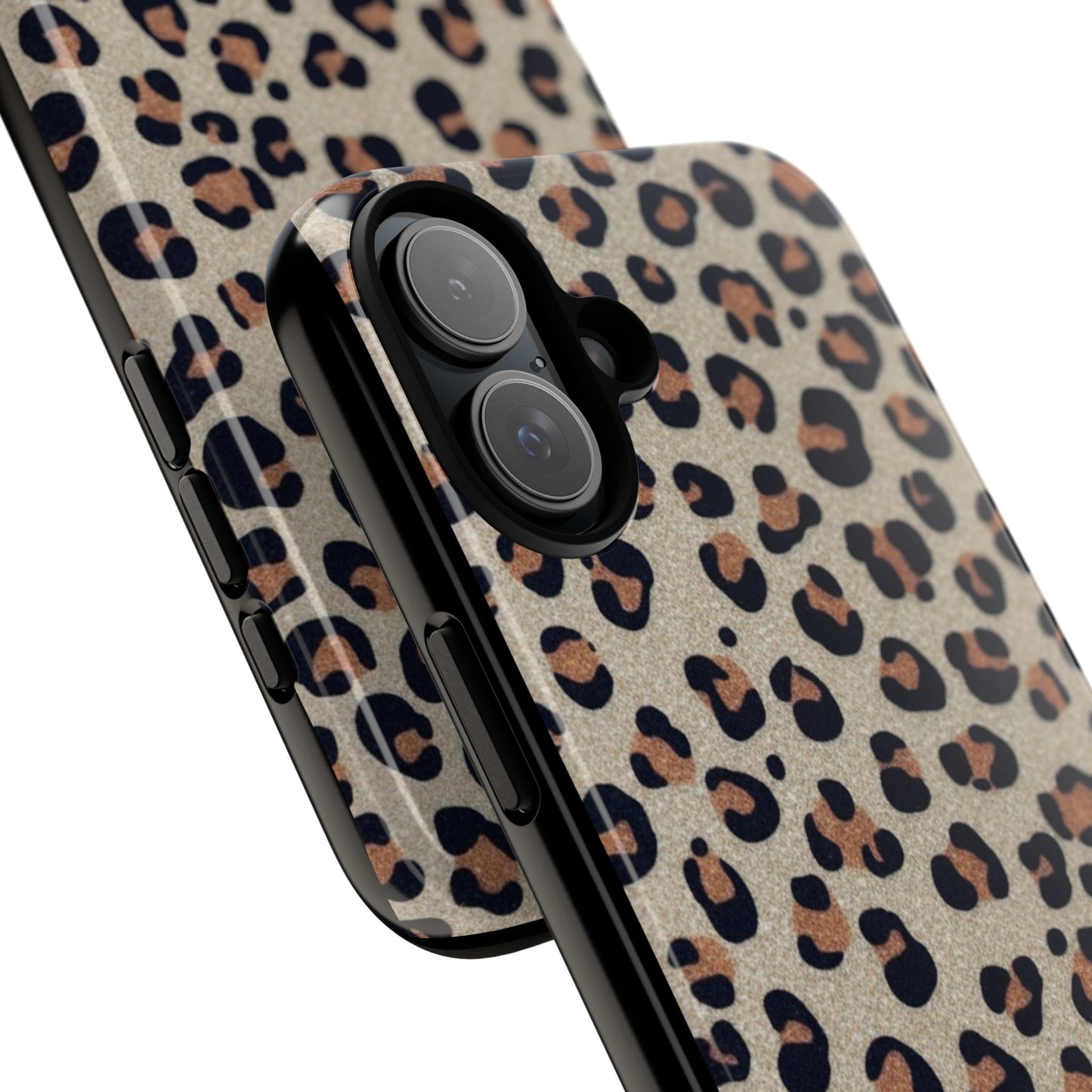 Leopard glitter Stylish Phone Case - Tough Cases with Chic Leopard Print Design, Animal Print Case, Trendy Cell Cover, Gifts for Her, Fashionable Tech [...]