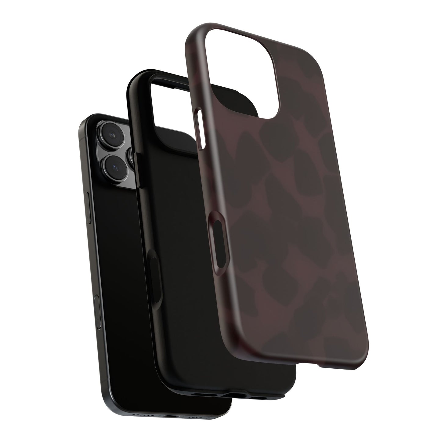 Maroon Jumbo Tortoise shell Stylish Phone Cases, Durable Phone Cover, Cheetah Print Case, Trendy Mobile Accessories, Unique Gift Ideas