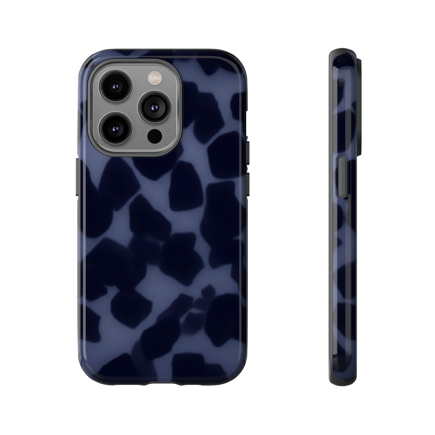 Jumbo Tortoise shell Navy Tuff Phone Case, Tough Cases with Sleek Modern Design for Protection, Gift for Tech Enthusiasts, Perfect for Any Occasion
