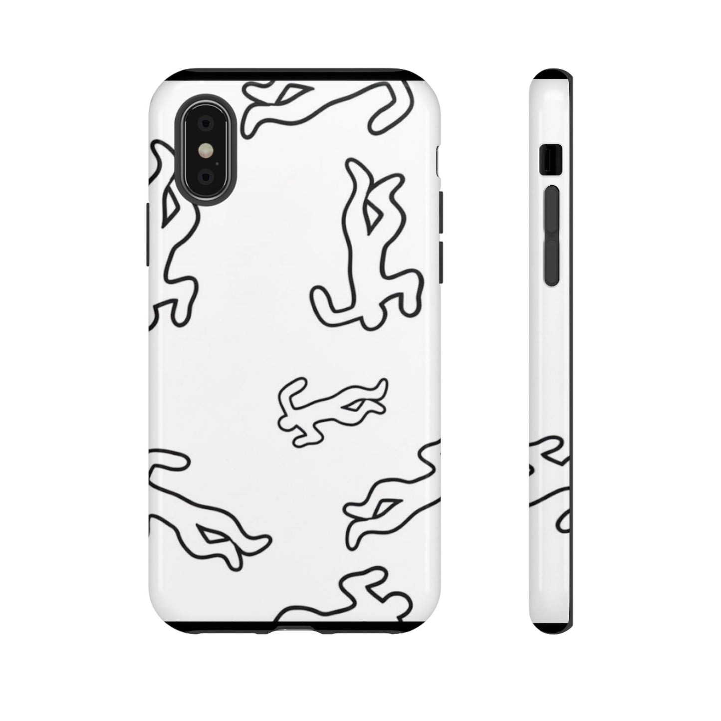 Chalk outline scene  Tough case Protectors, Trendy Cell Phone Cover, Unique Gift for Him or Her, Modern Art Accessory, Fun Design for All [...]