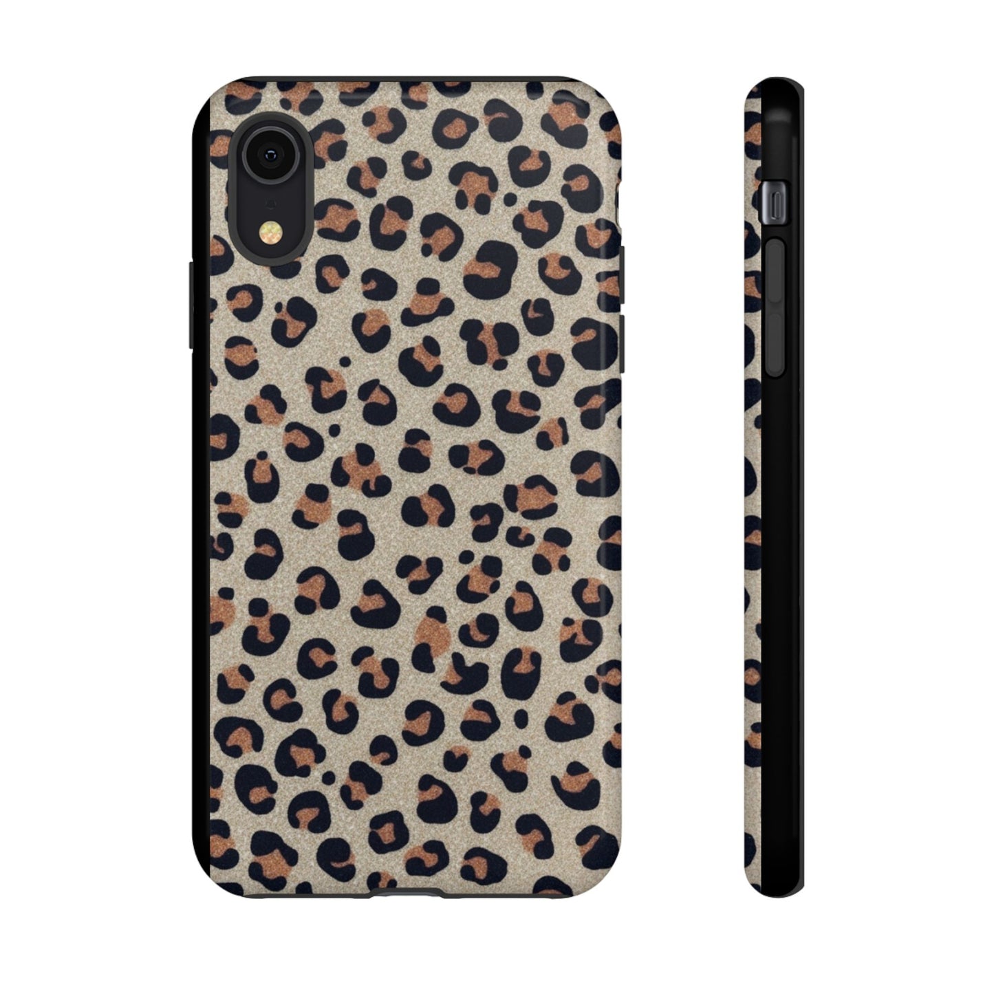 Leopard glitter Stylish Phone Case - Tough Cases with Chic Leopard Print Design, Animal Print Case, Trendy Cell Cover, Gifts for Her, Fashionable Tech [...]