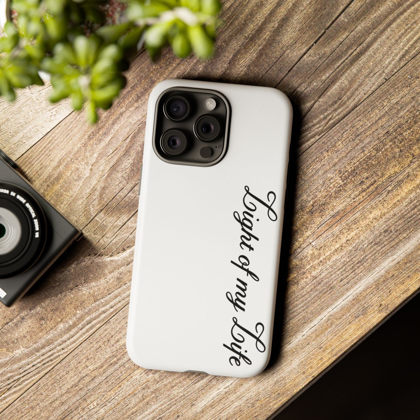 Light if my life white Tough Cases, gifts for Him, her , gift iPhone phone case, thought case 2 layer case