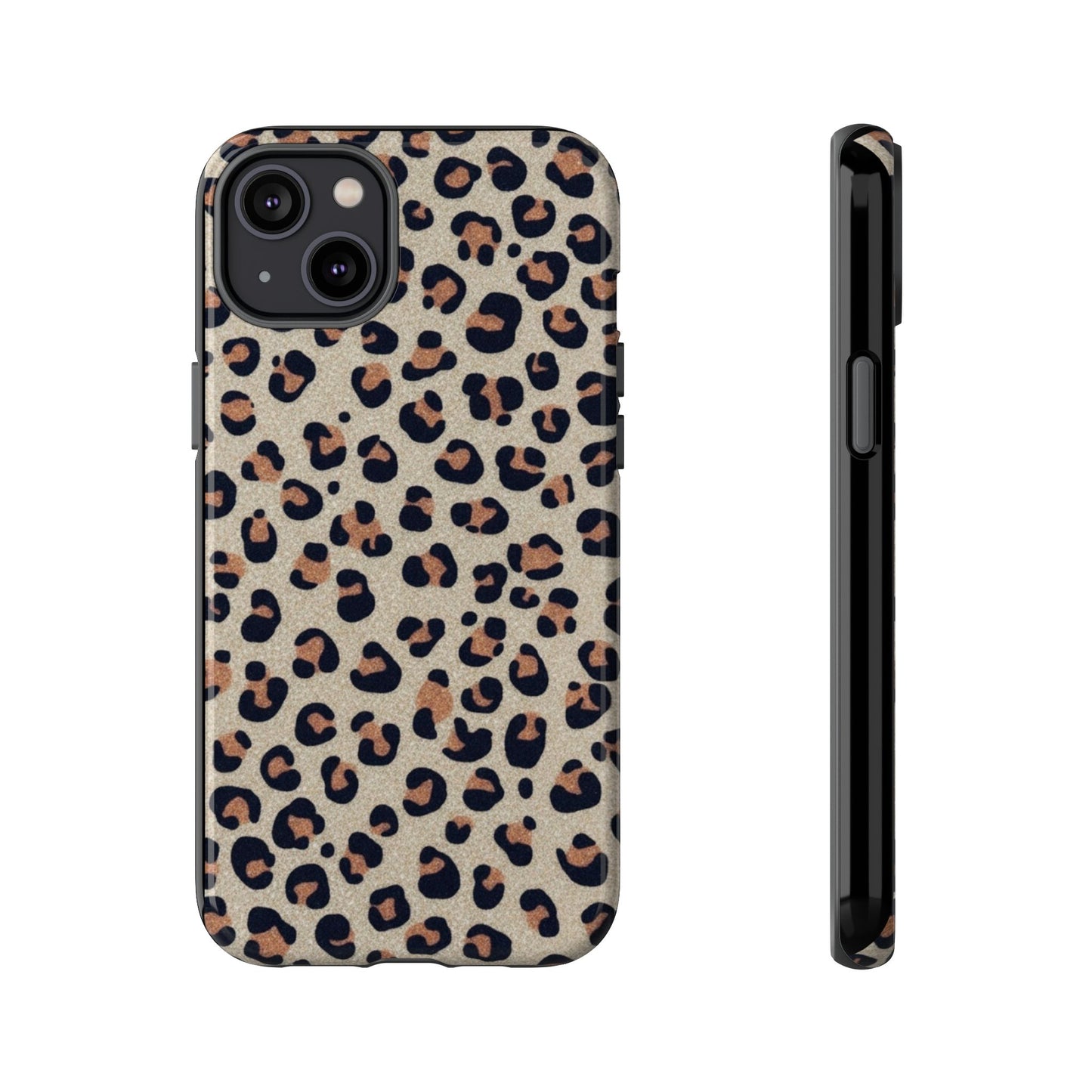 Leopard glitter Stylish Phone Case - Tough Cases with Chic Leopard Print Design, Animal Print Case, Trendy Cell Cover, Gifts for Her, Fashionable Tech [...]