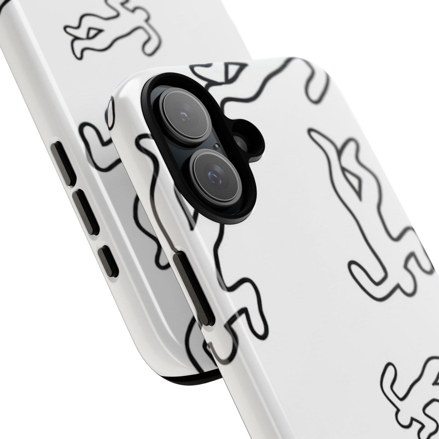 Chalk outline scene  Tough case Protectors, Trendy Cell Phone Cover, Unique Gift for Him or Her, Modern Art Accessory, Fun Design for All [...]