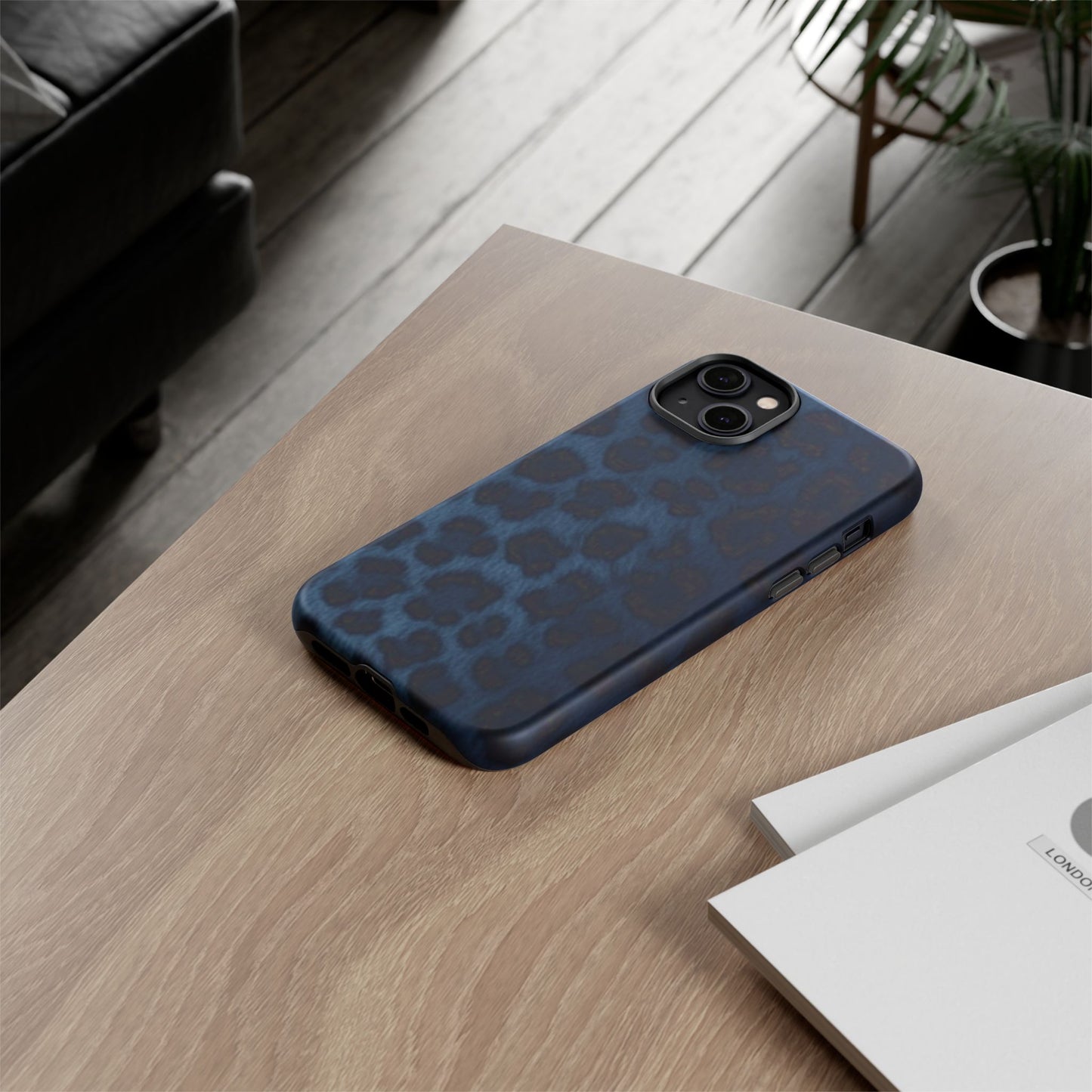 Blue Leopard print Stylish Phone Case with Leopard Print, Trendy Phone Cover for Fashion Lovers, Cute Gifts for Animal Print Fans, Durable Cell Phone [...]