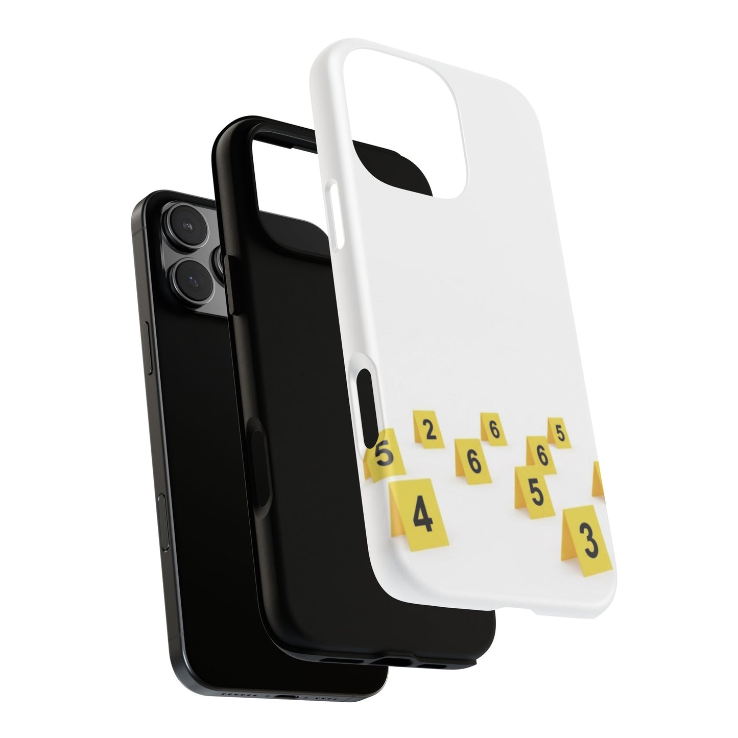 Scene marker Phone Case, Tough Protective Cover, Unique Gift for Detectives, Police Officers, Halloween, Funny Gift