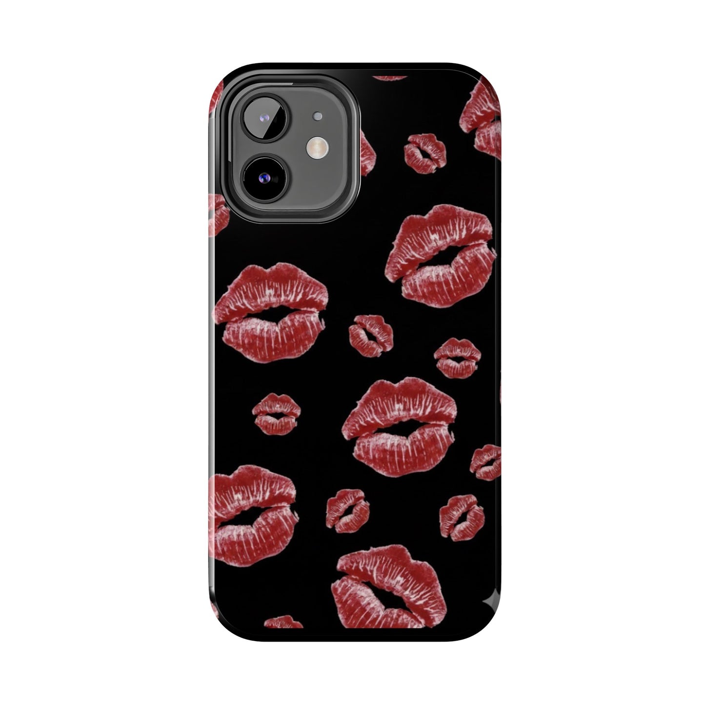 Kiss-Print Tough Phone Cases | Glamorous Protection, Unique Gift, Trendy Accessory, Valentine's Day, Stylish Gift for Her