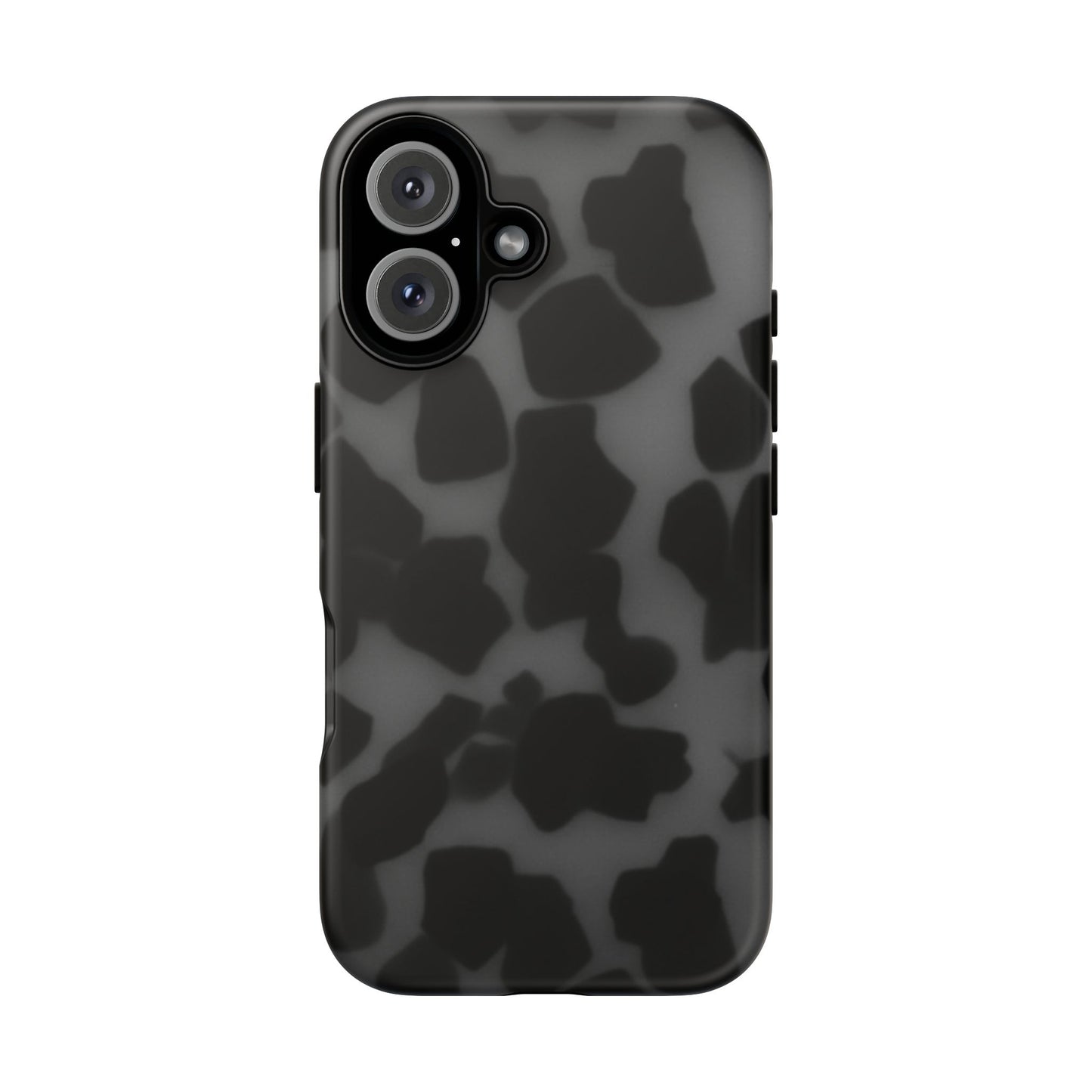 Jumbo tortoise shell Black Stylish Phone Case - Durable Protection, Trendy Design, Gift for Her, Fashion Accessories, Cow Print Phone Cover