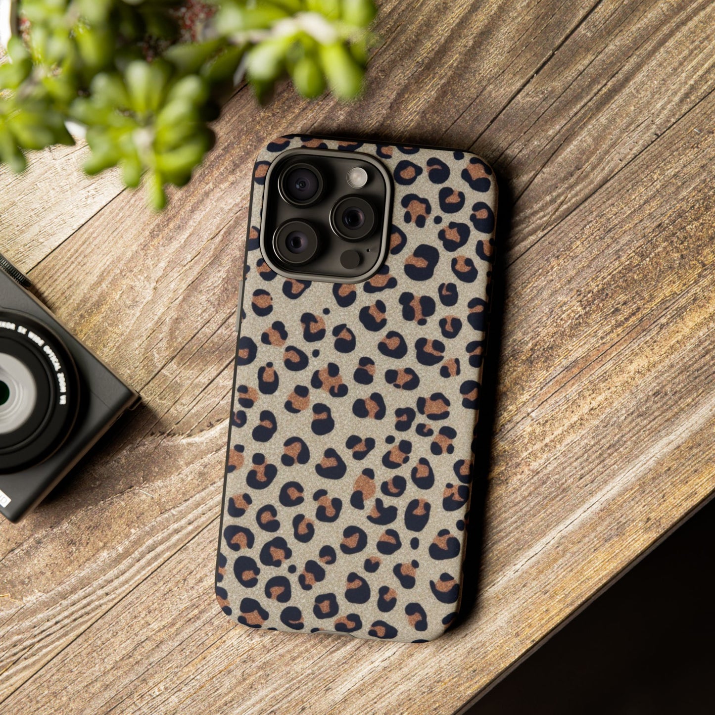 Leopard glitter Stylish Phone Case - Tough Cases with Chic Leopard Print Design, Animal Print Case, Trendy Cell Cover, Gifts for Her, Fashionable Tech [...]