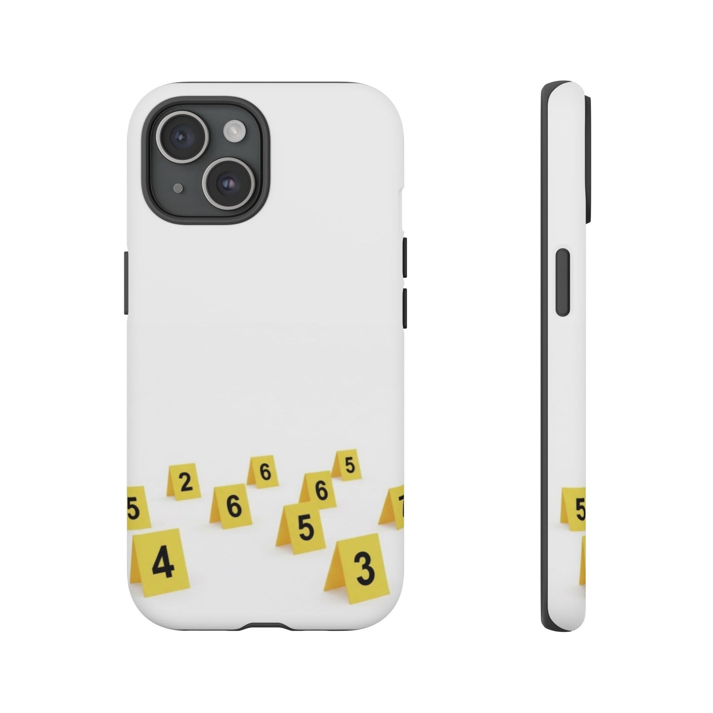 Scene marker Phone Case, Tough Protective Cover, Unique Gift for Detectives, Police Officers, Halloween, Funny Gift