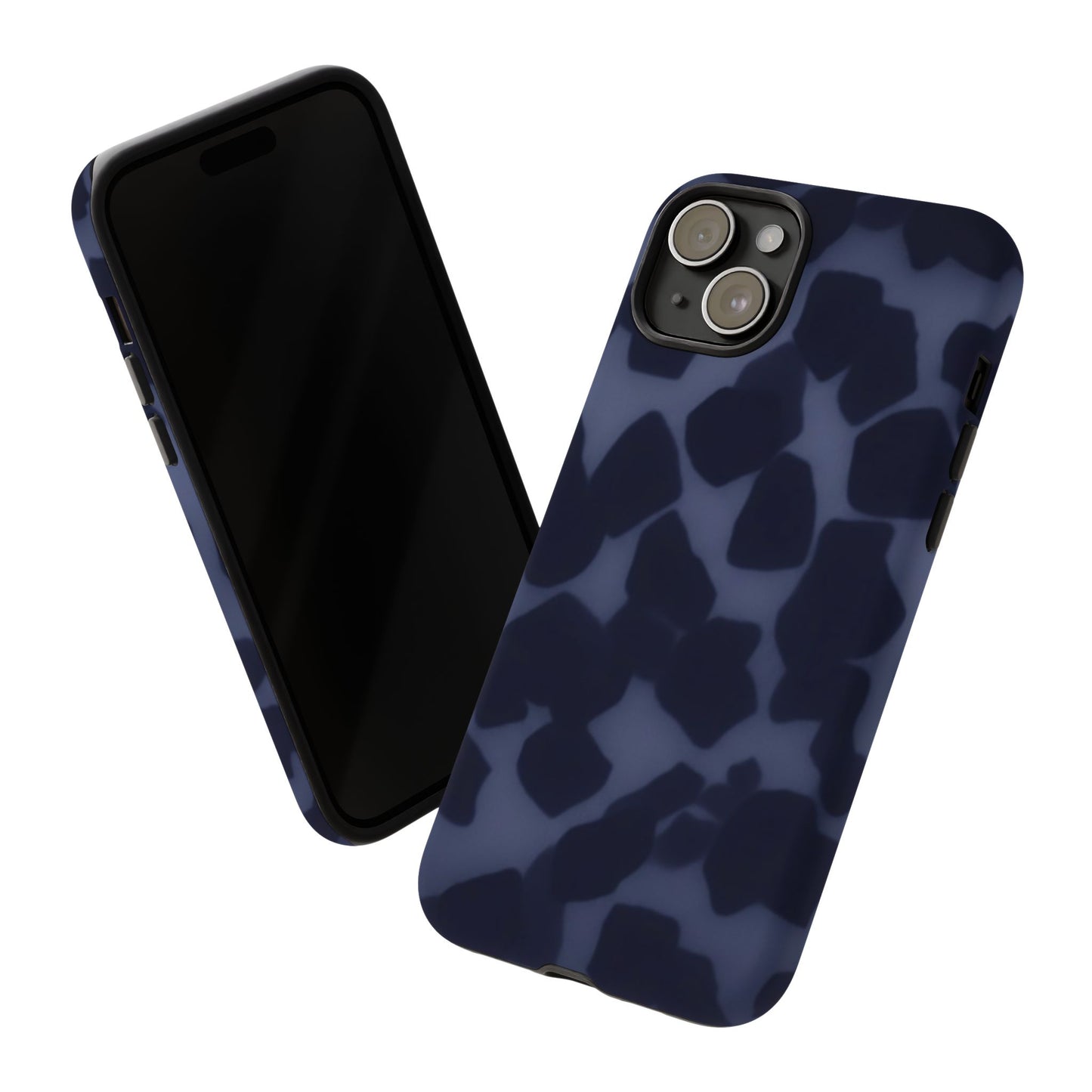 Jumbo Tortoise shell Navy Tuff Phone Case, Tough Cases with Sleek Modern Design for Protection, Gift for Tech Enthusiasts, Perfect for Any Occasion