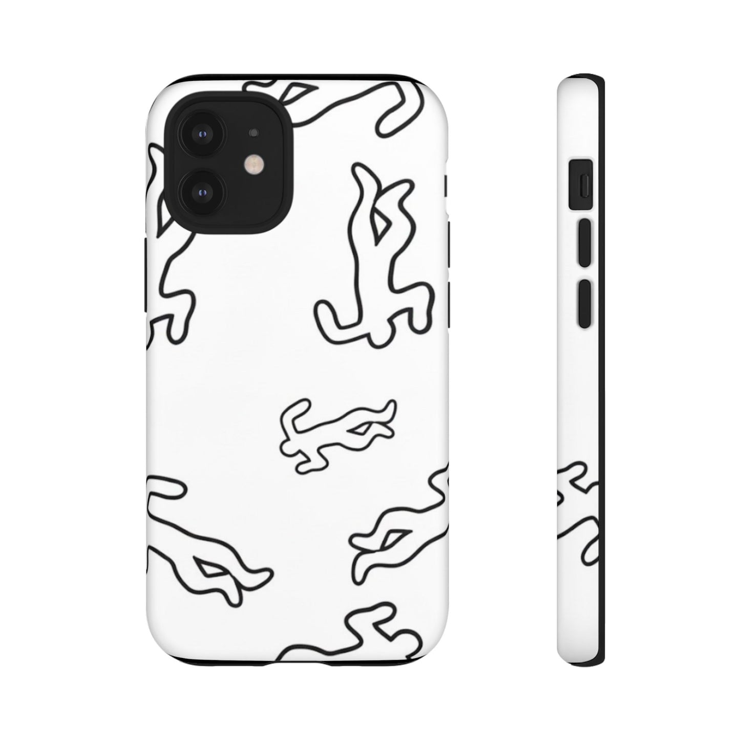 Chalk outline scene  Tough case Protectors, Trendy Cell Phone Cover, Unique Gift for Him or Her, Modern Art Accessory, Fun Design for All [...]