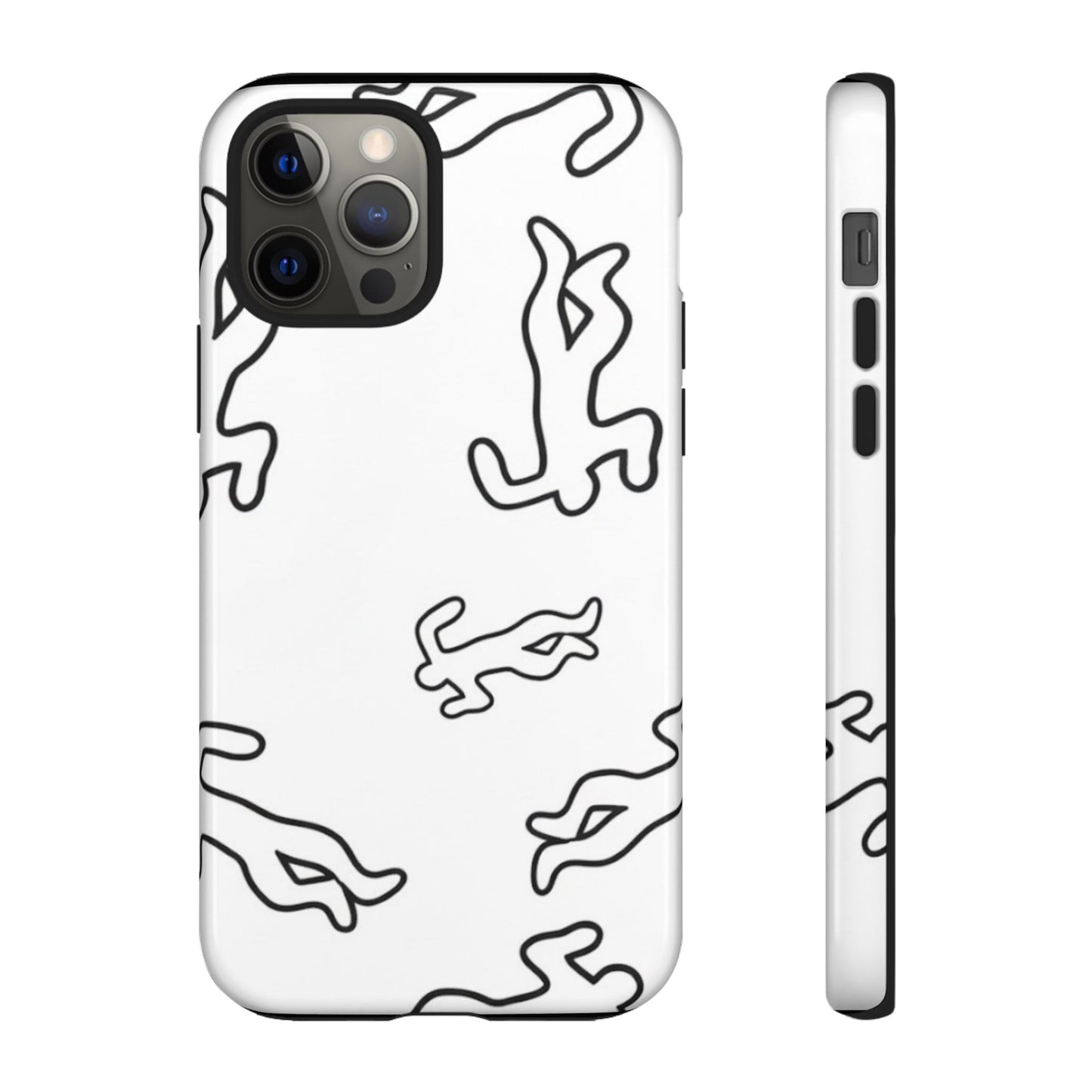 Chalk outline scene  Tough case Protectors, Trendy Cell Phone Cover, Unique Gift for Him or Her, Modern Art Accessory, Fun Design for All [...]