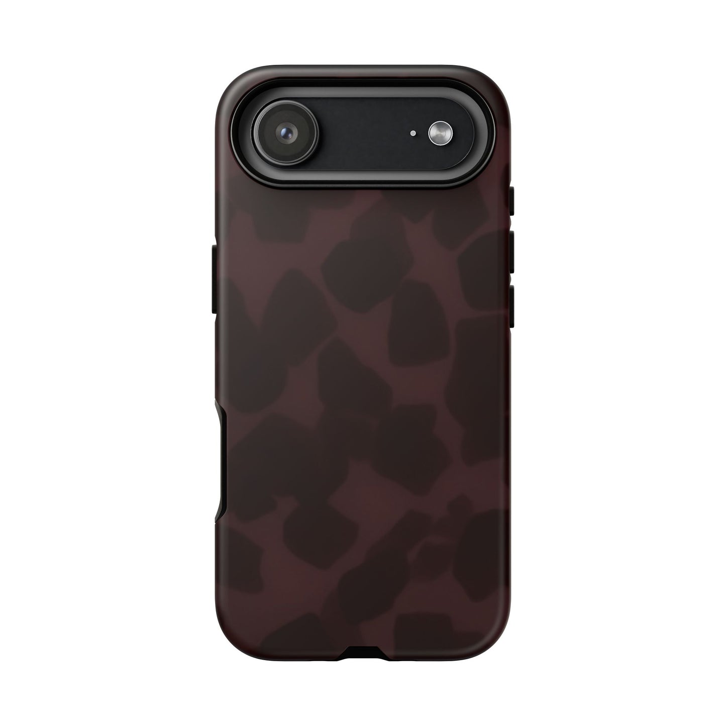 Maroon Jumbo Tortoise shell Stylish Phone Cases, Durable Phone Cover, Cheetah Print Case, Trendy Mobile Accessories, Unique Gift Ideas