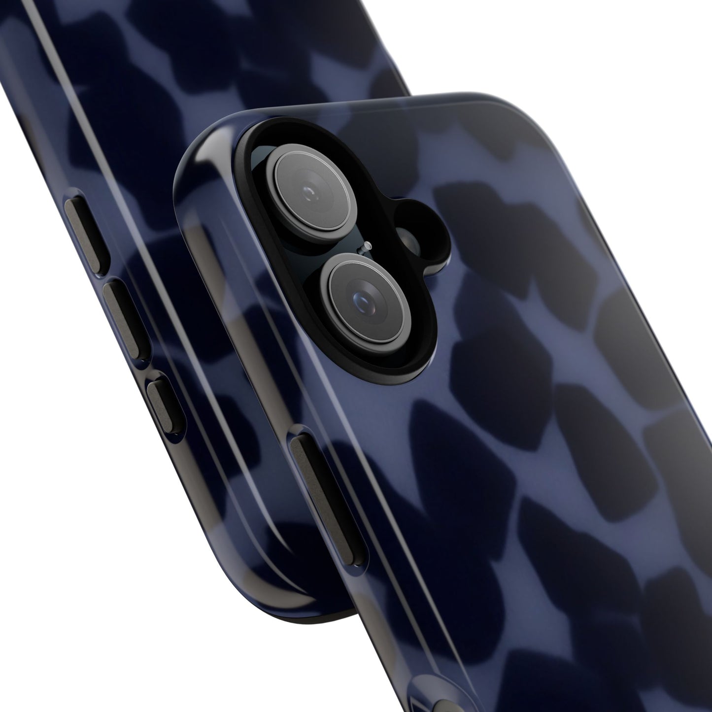 Jumbo Tortoise shell Navy Tuff Phone Case, Tough Cases with Sleek Modern Design for Protection, Gift for Tech Enthusiasts, Perfect for Any Occasion