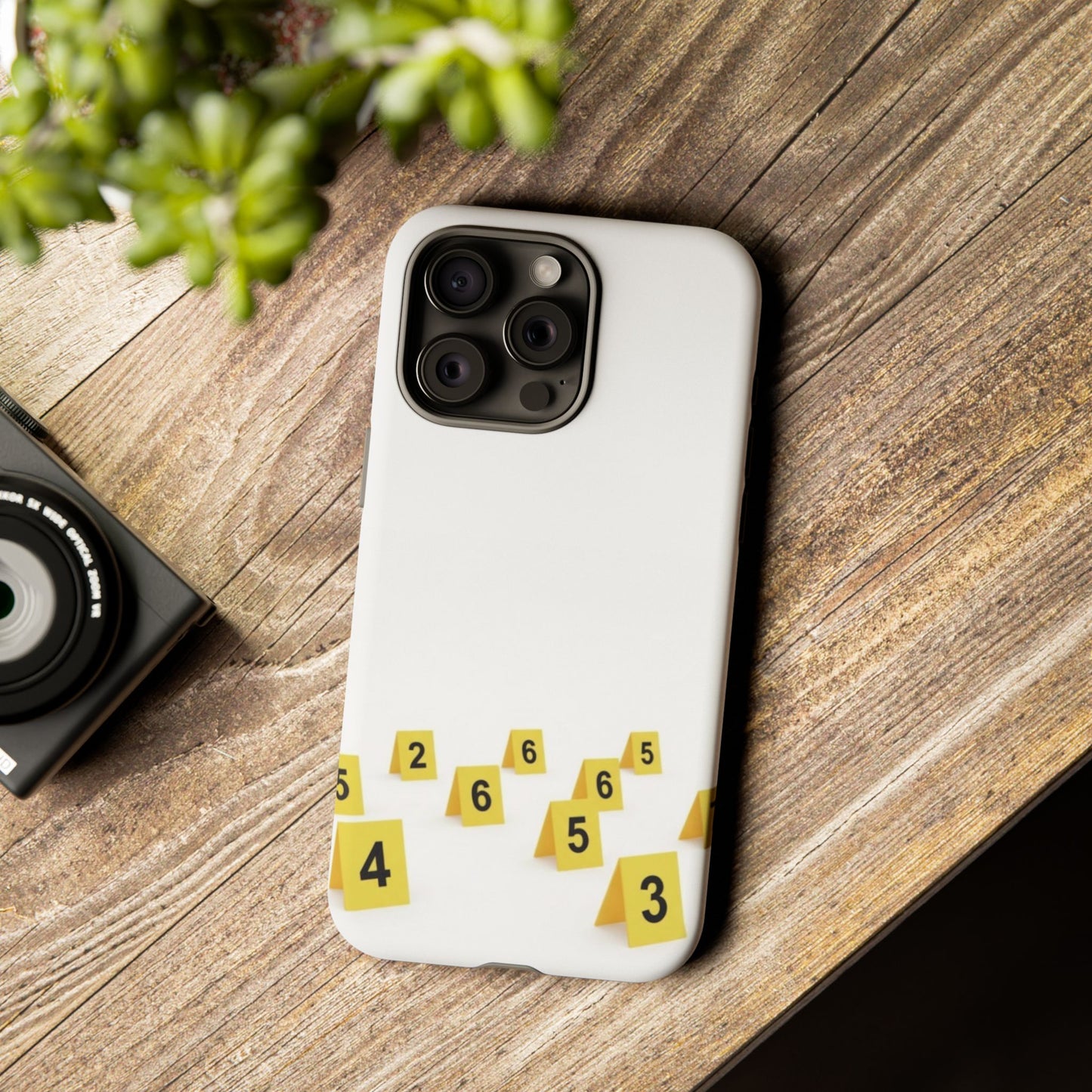 Scene marker Phone Case, Tough Protective Cover, Unique Gift for Detectives, Police Officers, Halloween, Funny Gift