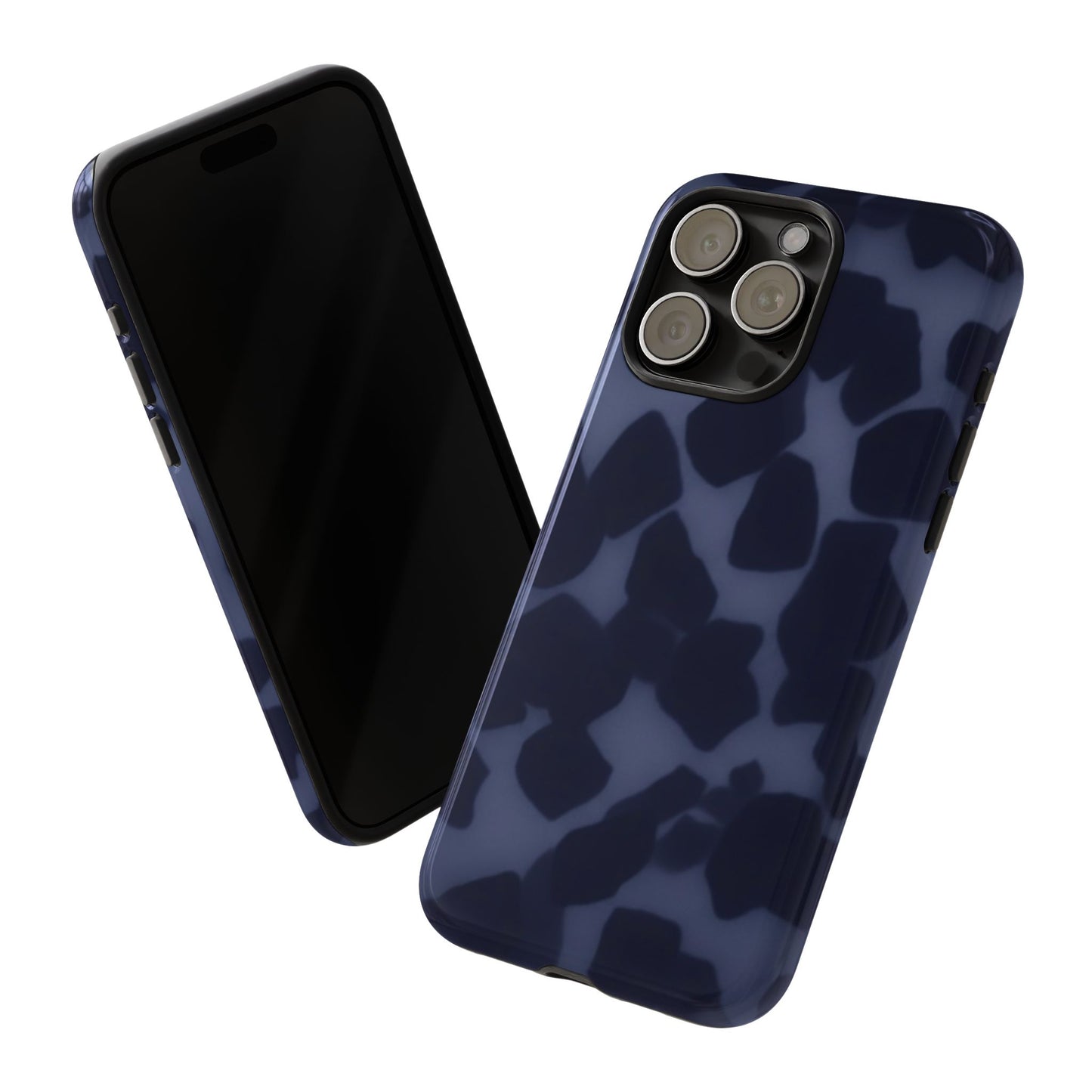 Jumbo Tortoise shell Navy Tuff Phone Case, Tough Cases with Sleek Modern Design for Protection, Gift for Tech Enthusiasts, Perfect for Any Occasion
