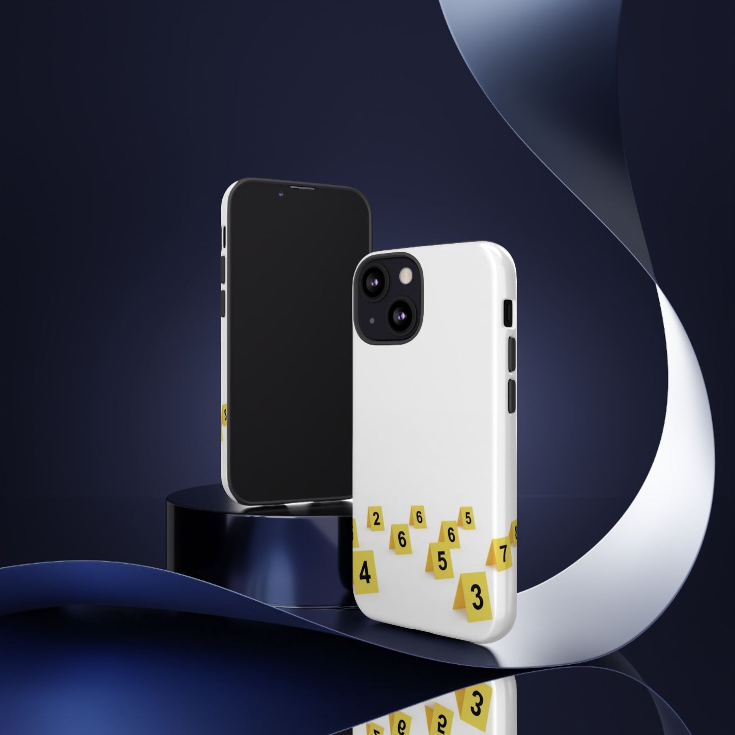 Scene marker Phone Case, Tough Protective Cover, Unique Gift for Detectives, Police Officers, Halloween, Funny Gift