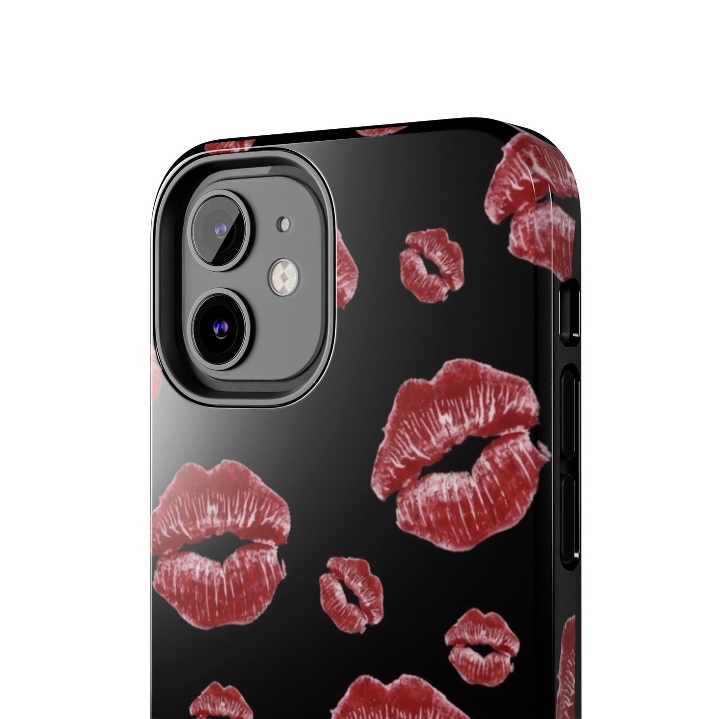 Kiss-Print Tough Phone Cases | Glamorous Protection, Unique Gift, Trendy Accessory, Valentine's Day, Stylish Gift for Her