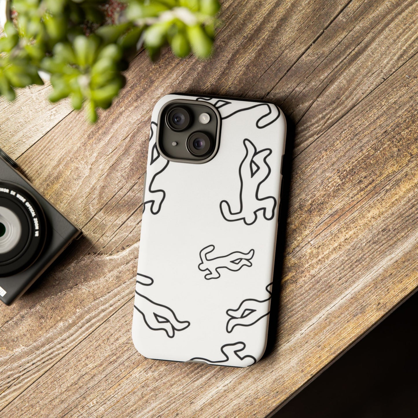 Chalk outline scene  Tough case Protectors, Trendy Cell Phone Cover, Unique Gift for Him or Her, Modern Art Accessory, Fun Design for All [...]