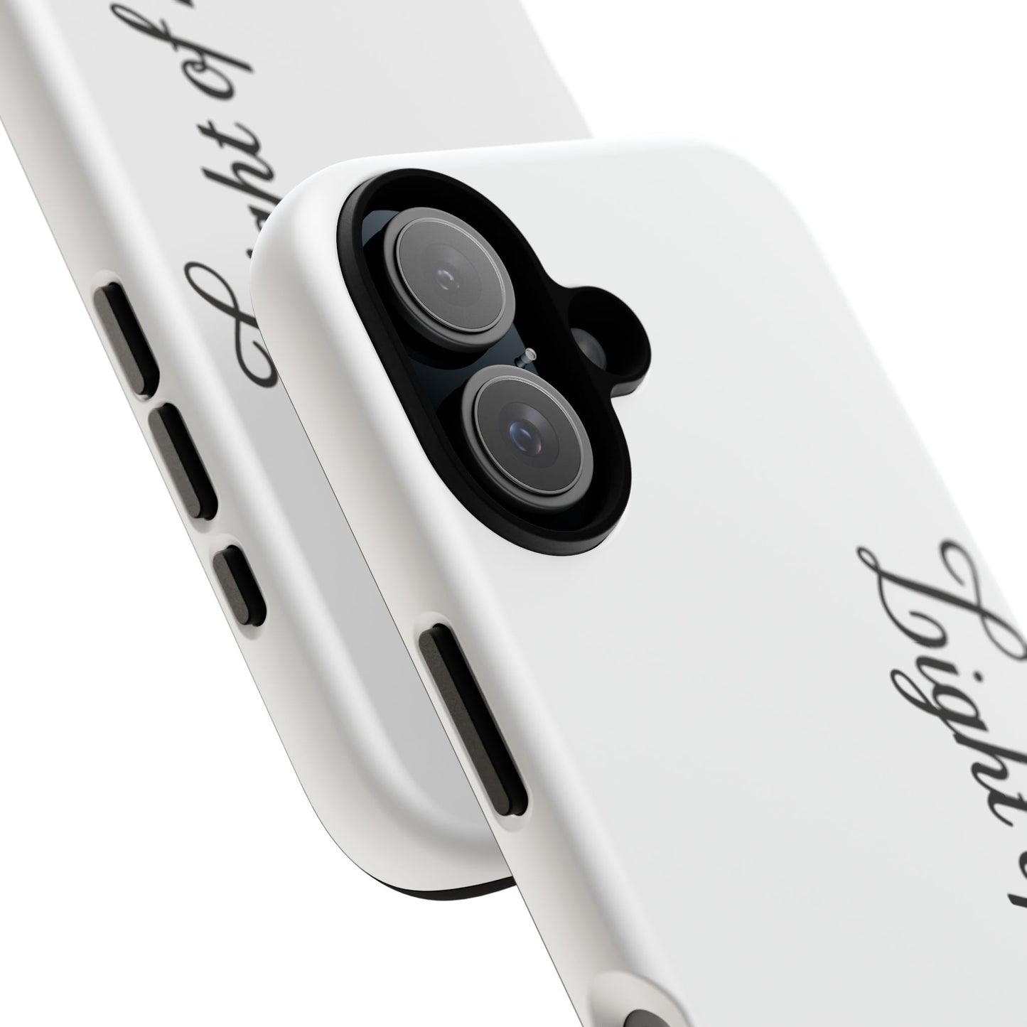 Light if my life white Tough Cases, gifts for Him, her , gift iPhone phone case, thought case 2 layer case