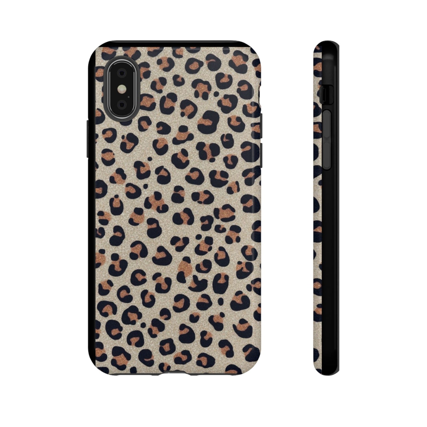 Leopard glitter Stylish Phone Case - Tough Cases with Chic Leopard Print Design, Animal Print Case, Trendy Cell Cover, Gifts for Her, Fashionable Tech [...]