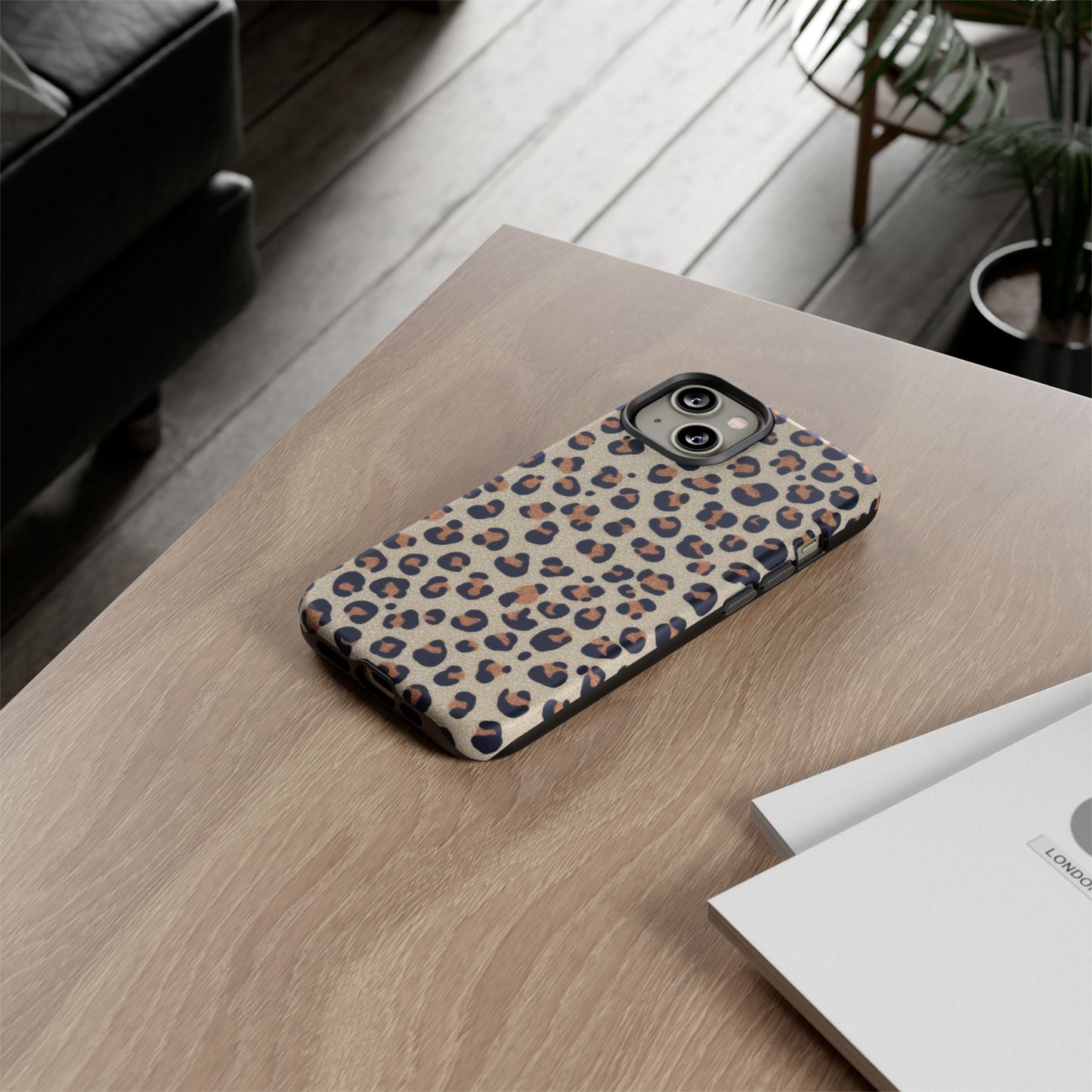 Leopard glitter Stylish Phone Case - Tough Cases with Chic Leopard Print Design, Animal Print Case, Trendy Cell Cover, Gifts for Her, Fashionable Tech [...]