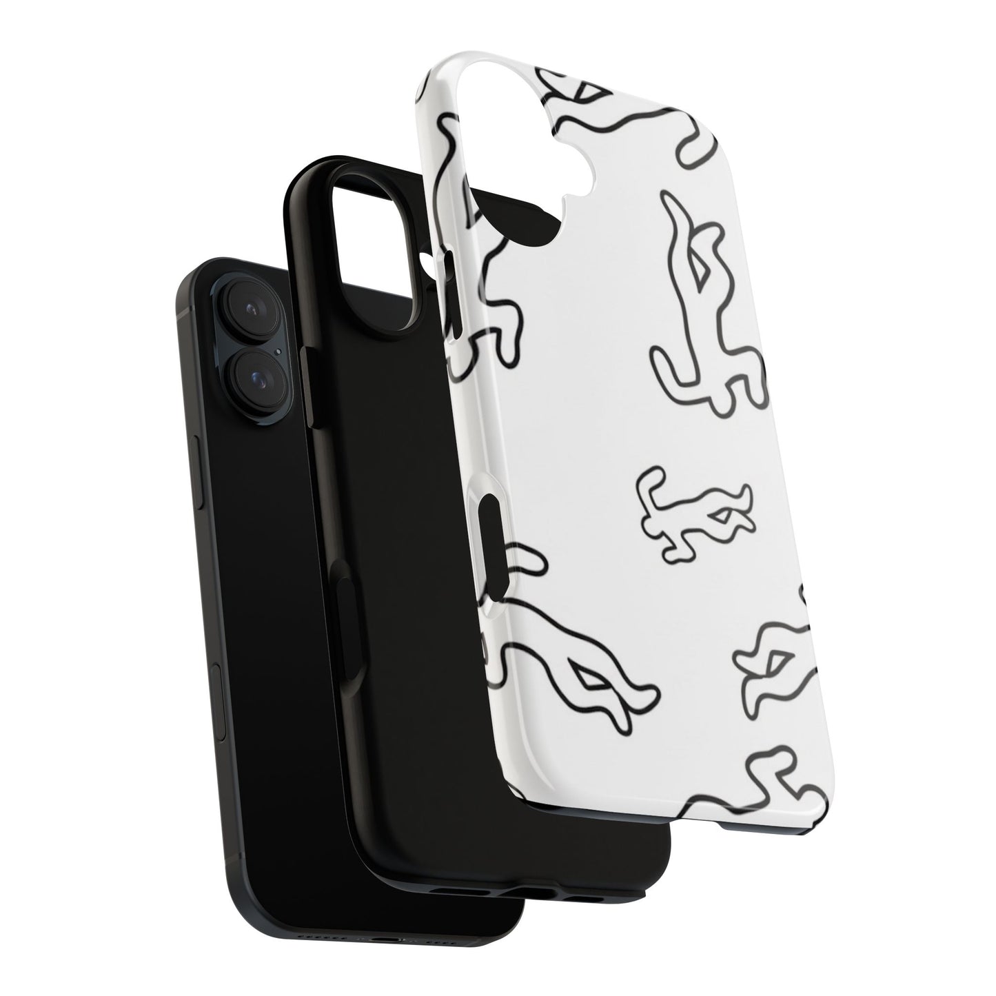 Chalk outline scene  Tough case Protectors, Trendy Cell Phone Cover, Unique Gift for Him or Her, Modern Art Accessory, Fun Design for All [...]