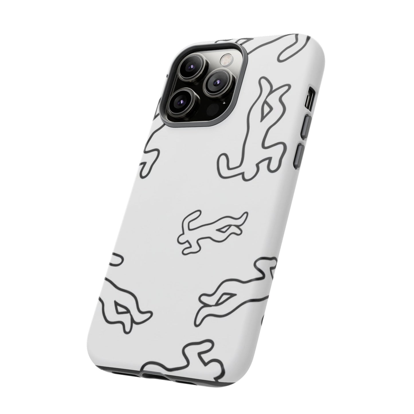 Chalk outline scene  Tough case Protectors, Trendy Cell Phone Cover, Unique Gift for Him or Her, Modern Art Accessory, Fun Design for All [...]