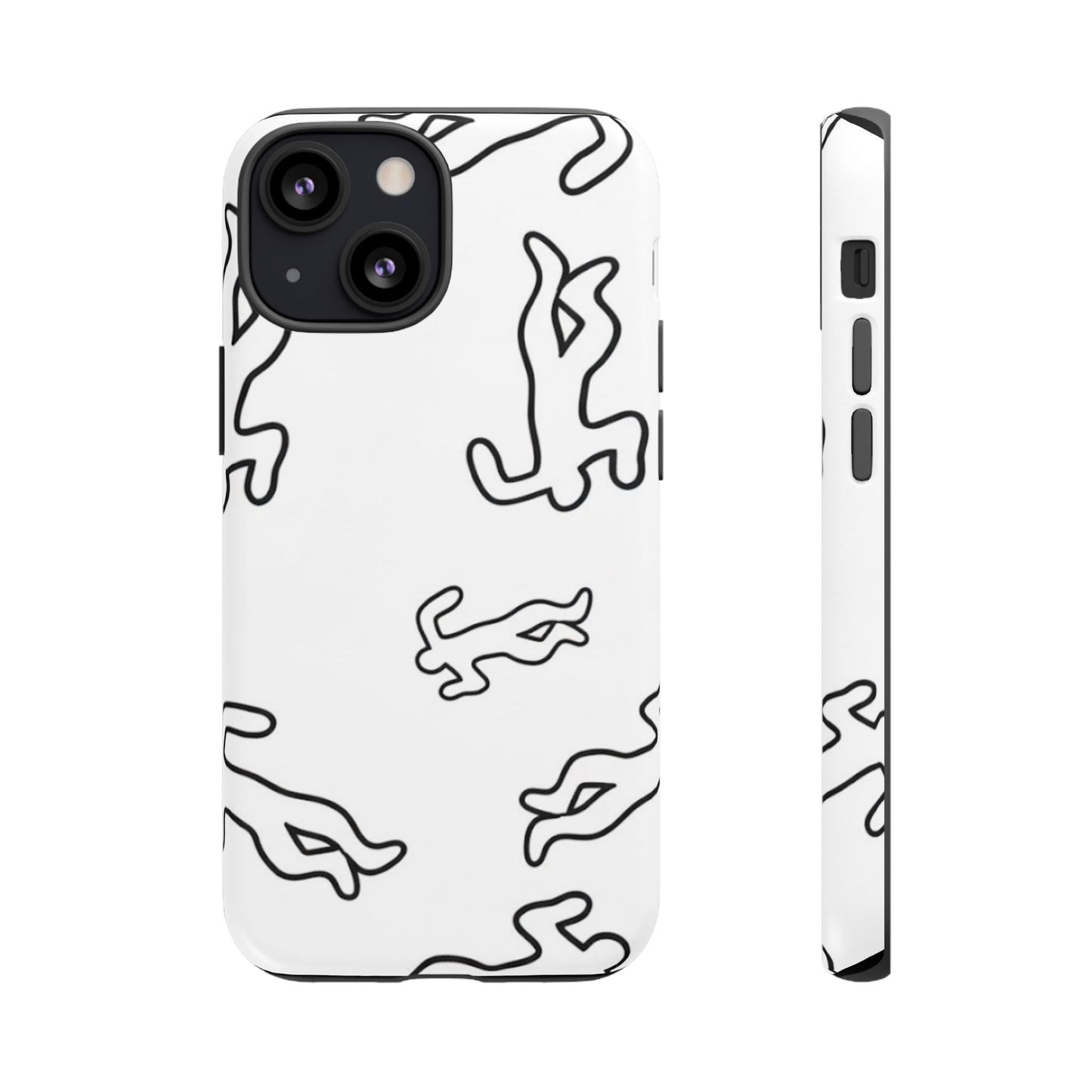 Chalk outline scene  Tough case Protectors, Trendy Cell Phone Cover, Unique Gift for Him or Her, Modern Art Accessory, Fun Design for All [...]