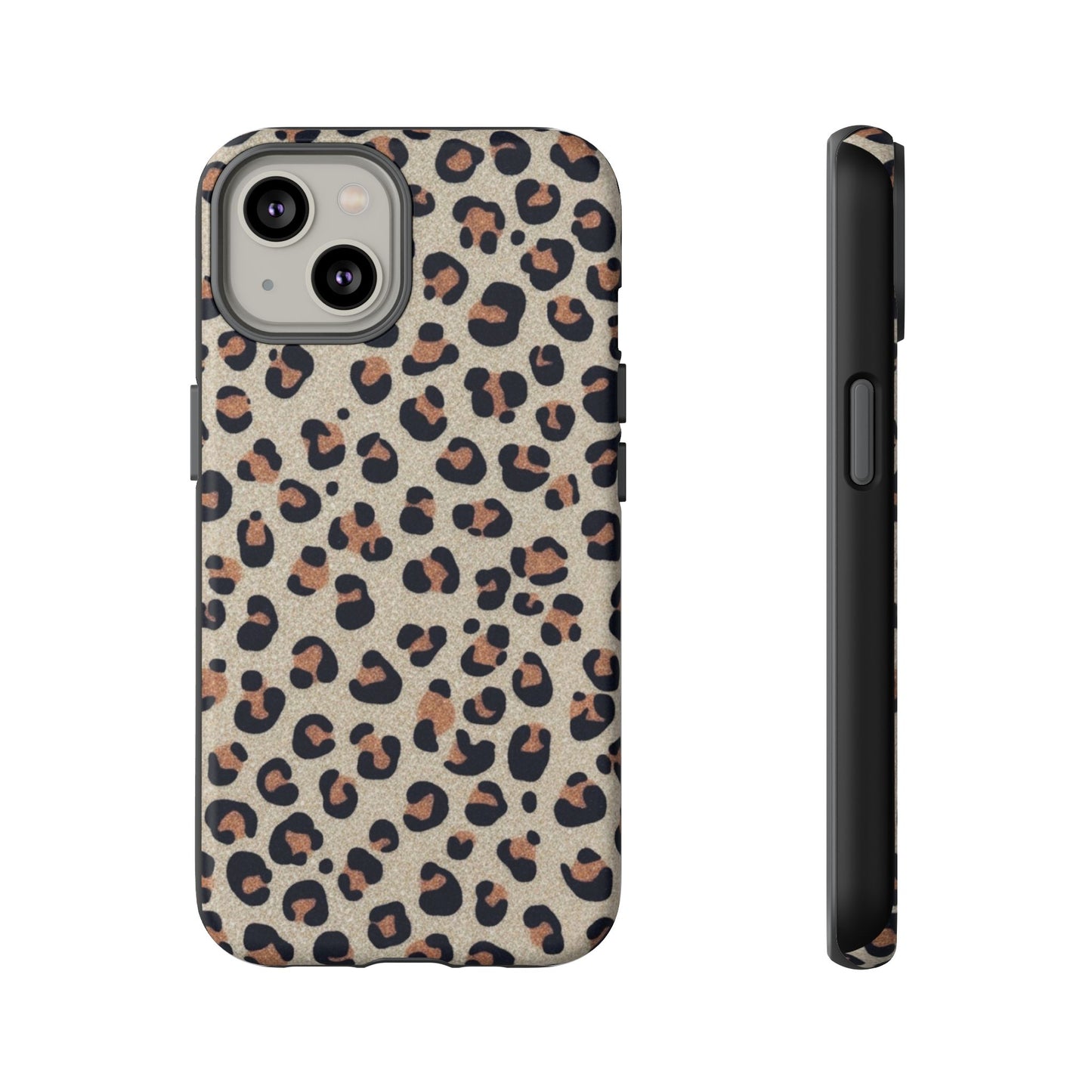 Leopard glitter Stylish Phone Case - Tough Cases with Chic Leopard Print Design, Animal Print Case, Trendy Cell Cover, Gifts for Her, Fashionable Tech [...]