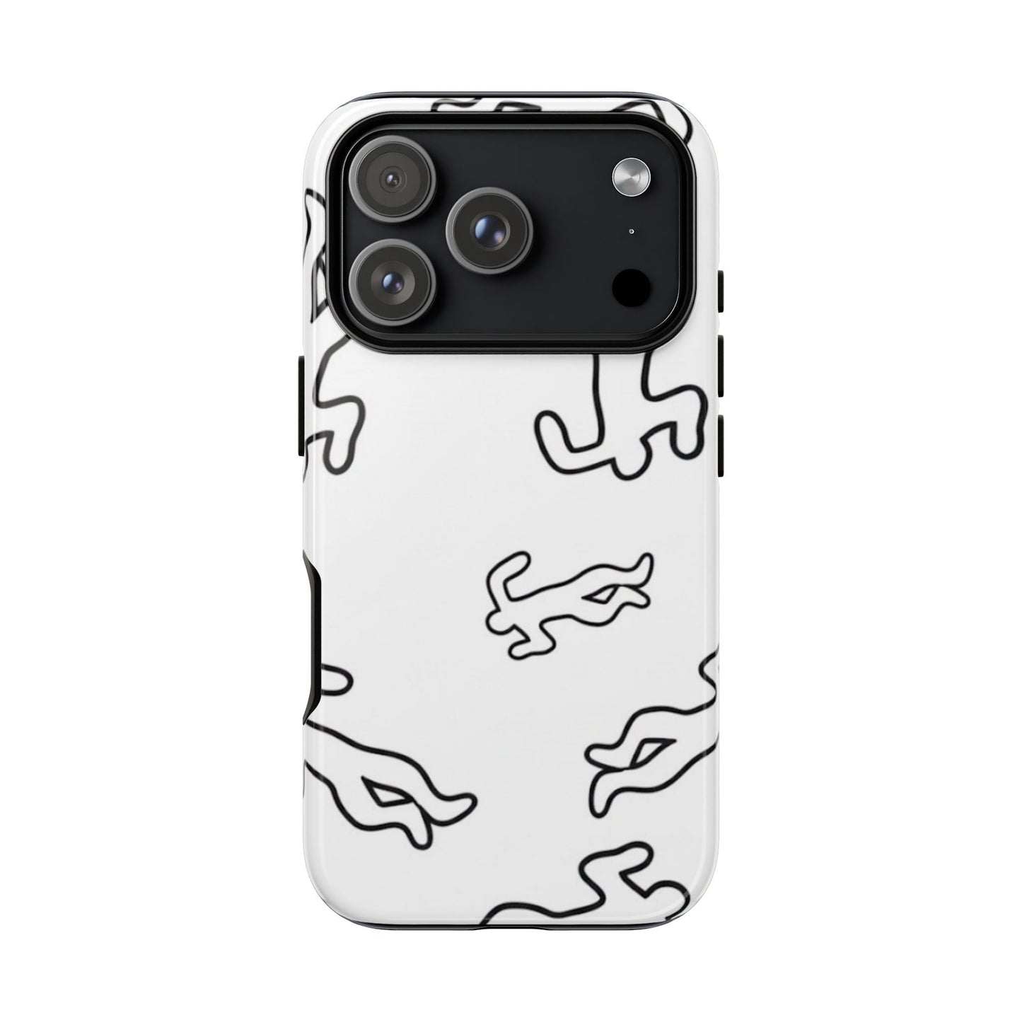 Chalk outline scene  Tough case Protectors, Trendy Cell Phone Cover, Unique Gift for Him or Her, Modern Art Accessory, Fun Design for All [...]