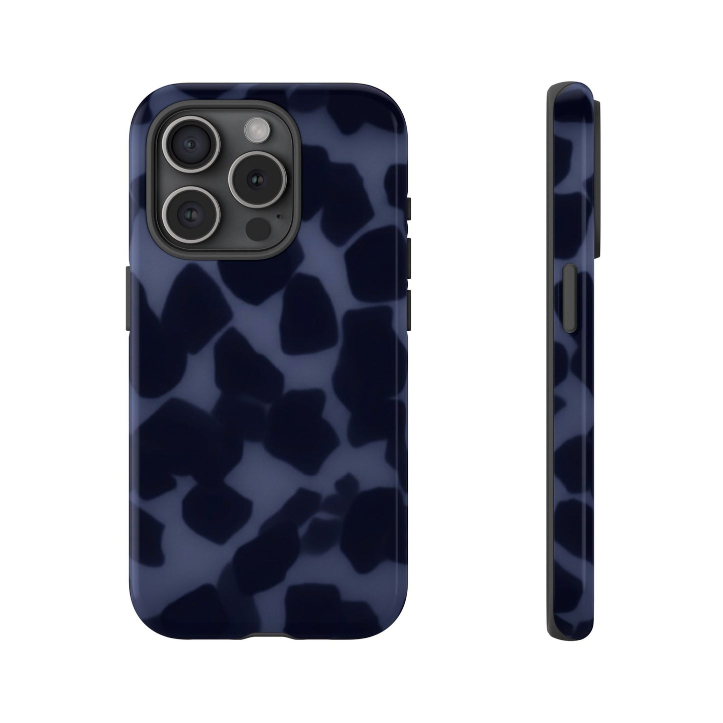 Jumbo Tortoise shell Navy Tuff Phone Case, Tough Cases with Sleek Modern Design for Protection, Gift for Tech Enthusiasts, Perfect for Any Occasion