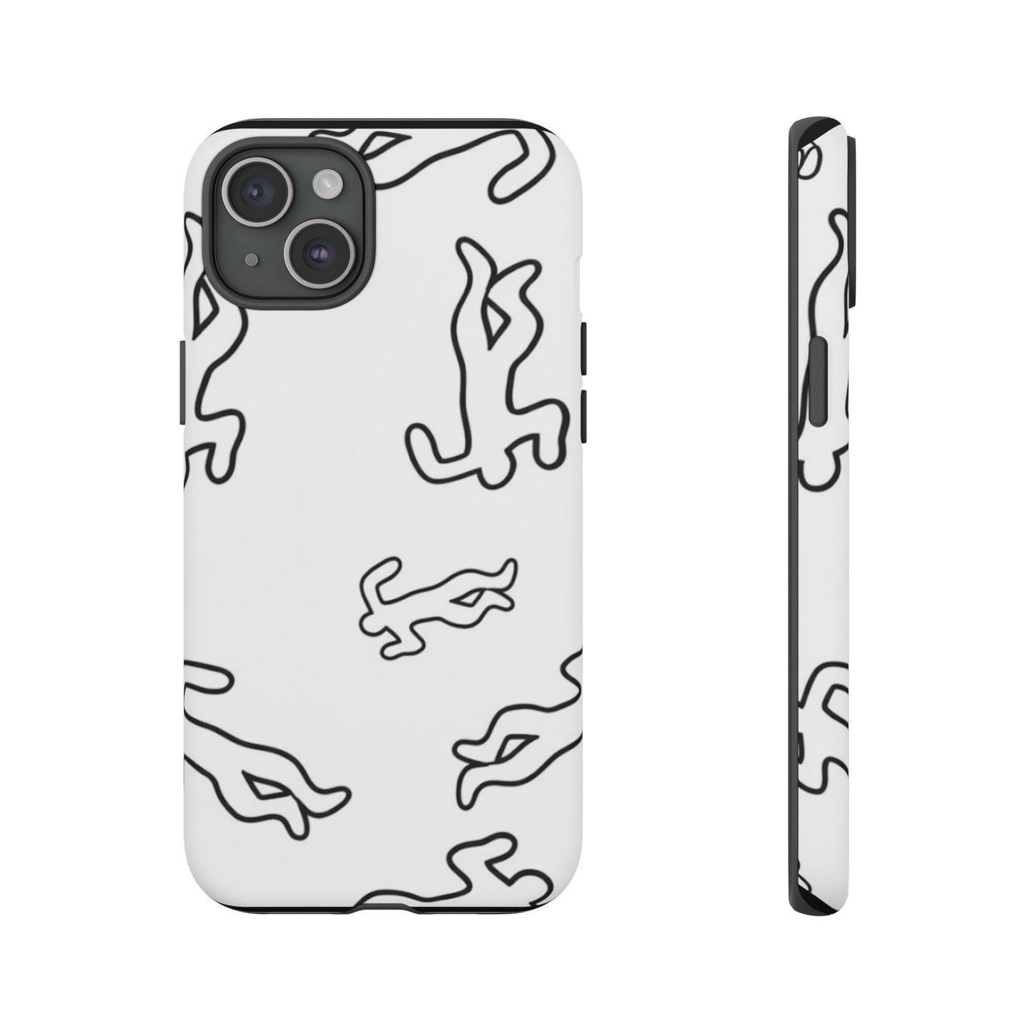 Chalk outline scene  Tough case Protectors, Trendy Cell Phone Cover, Unique Gift for Him or Her, Modern Art Accessory, Fun Design for All [...]