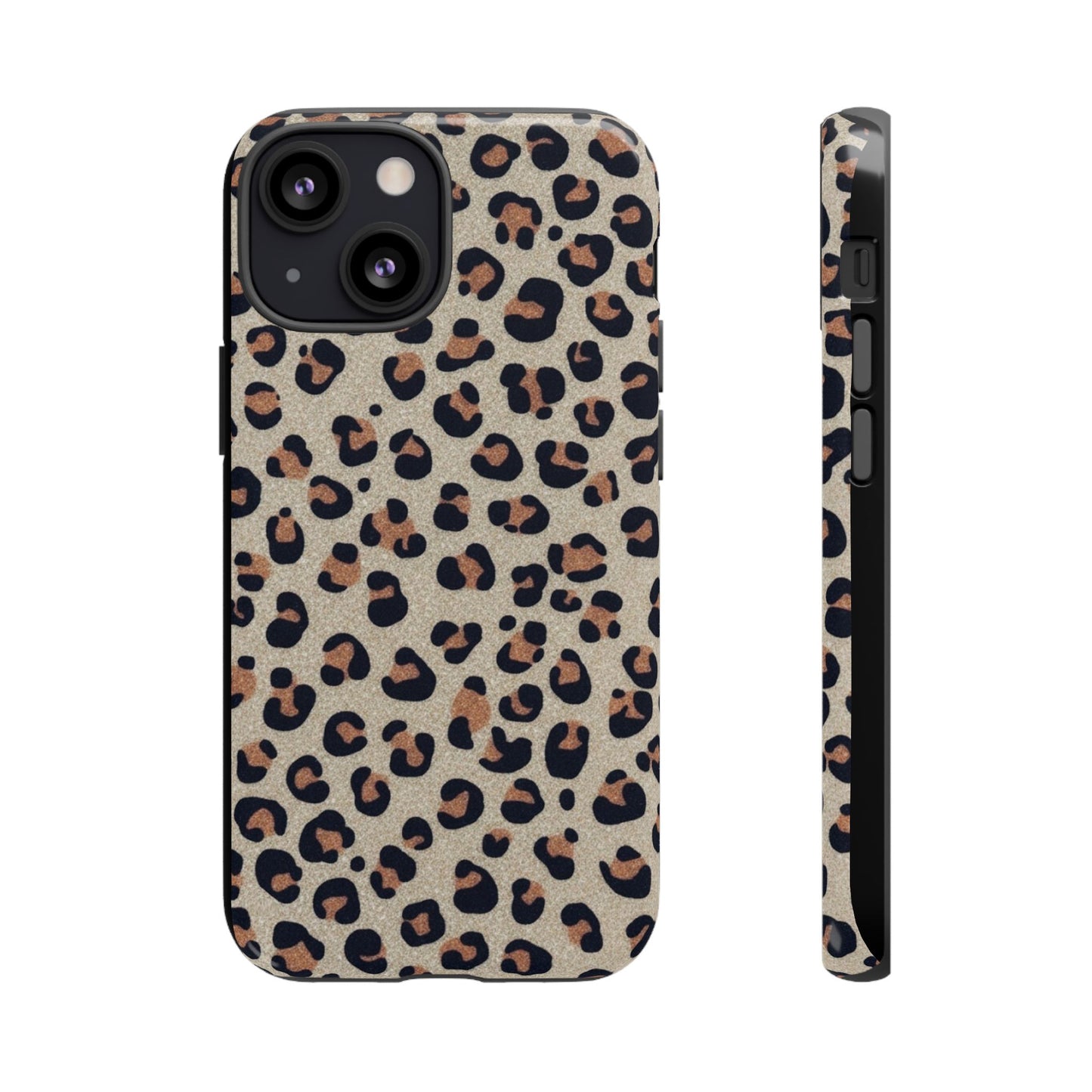 Leopard glitter Stylish Phone Case - Tough Cases with Chic Leopard Print Design, Animal Print Case, Trendy Cell Cover, Gifts for Her, Fashionable Tech [...]