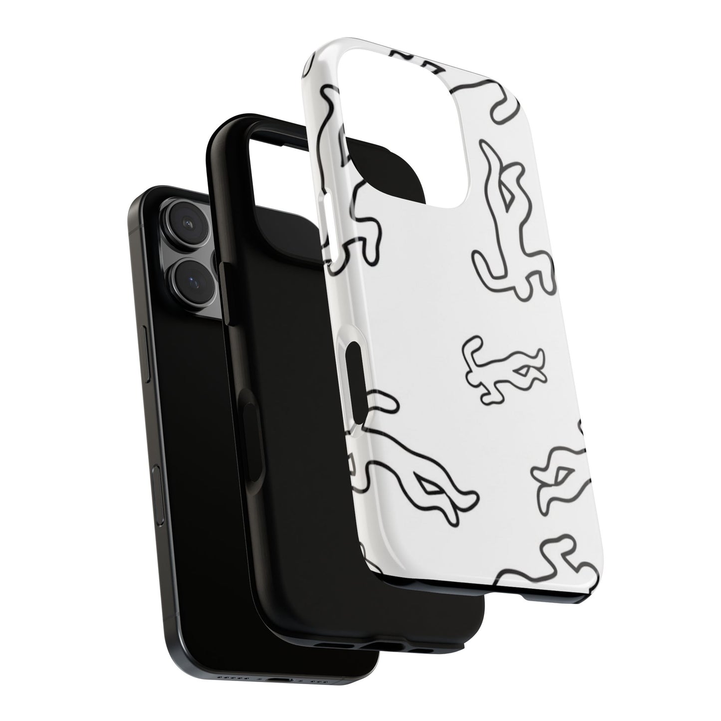 Chalk outline scene  Tough case Protectors, Trendy Cell Phone Cover, Unique Gift for Him or Her, Modern Art Accessory, Fun Design for All [...]