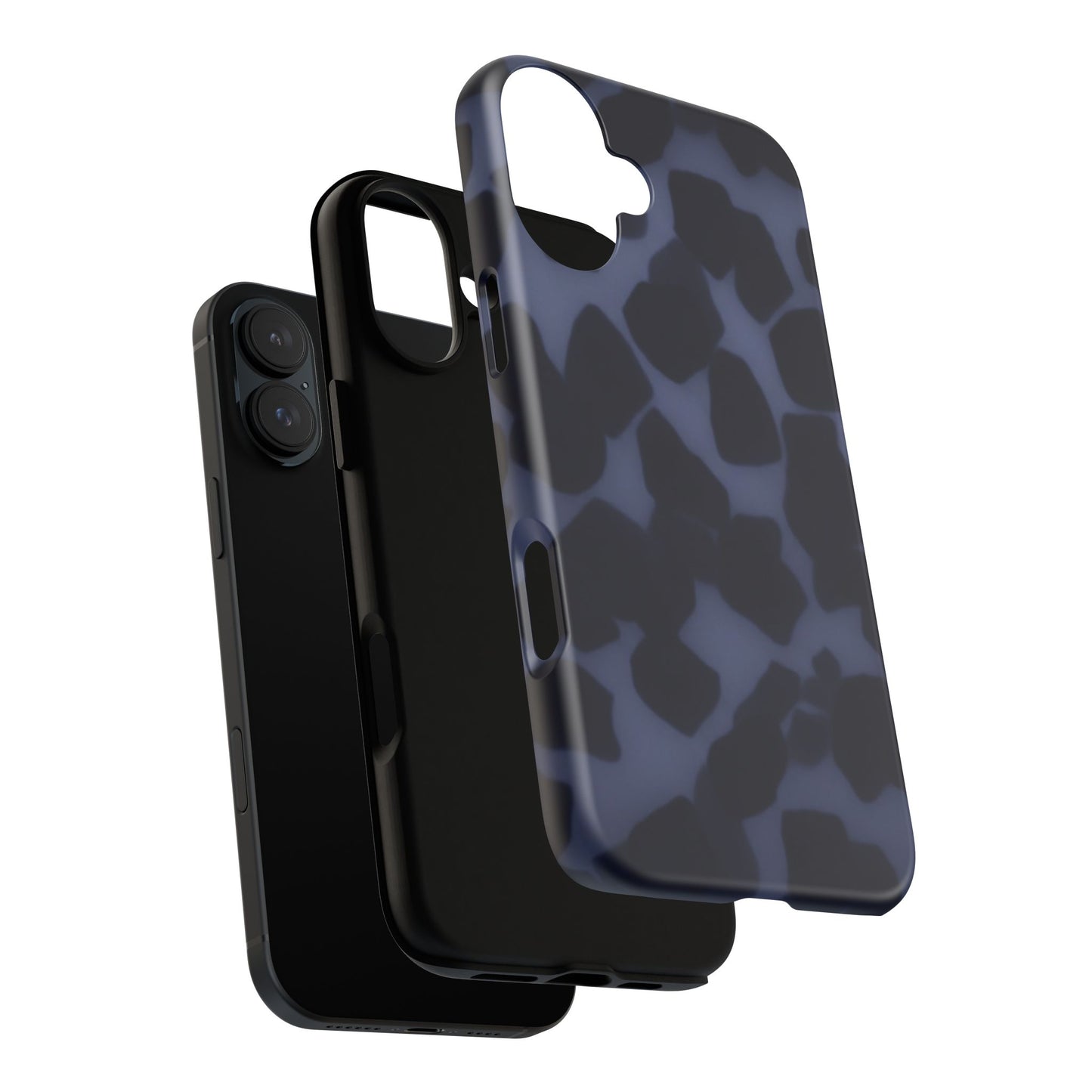 Jumbo Tortoise shell Navy Tuff Phone Case, Tough Cases with Sleek Modern Design for Protection, Gift for Tech Enthusiasts, Perfect for Any Occasion
