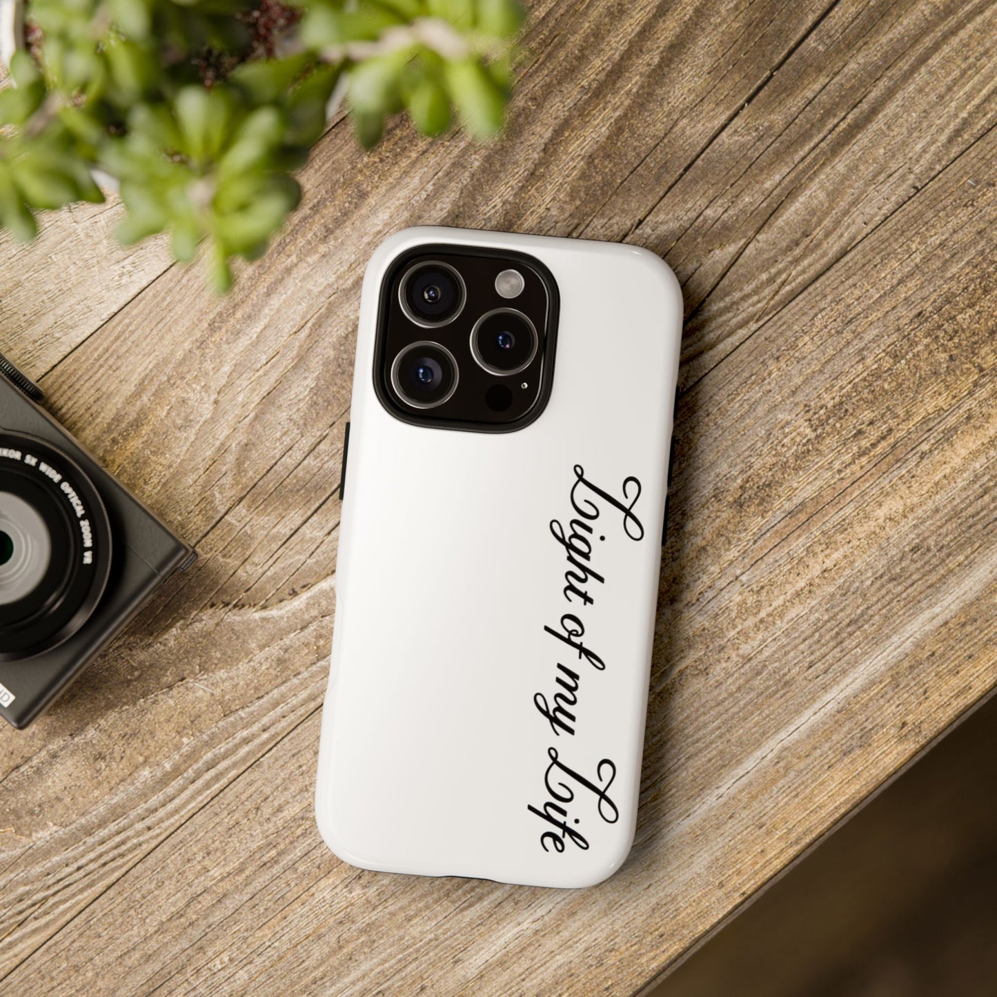 Light if my life white Tough Cases, gifts for Him, her , gift iPhone phone case, thought case 2 layer case