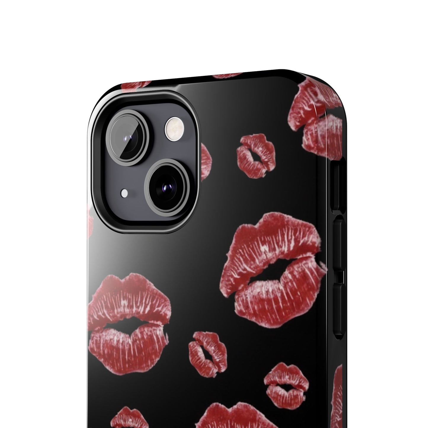 Kiss-Print Tough Phone Cases | Glamorous Protection, Unique Gift, Trendy Accessory, Valentine's Day, Stylish Gift for Her