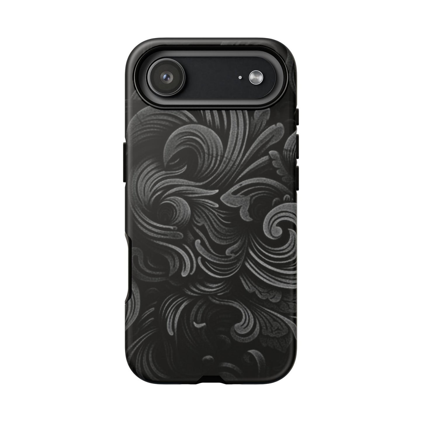 Black fortune Phone Case, Tough Cases, Stylish Phone Cover, Unique Gift for Her, Phone Protection, Floral Design Case