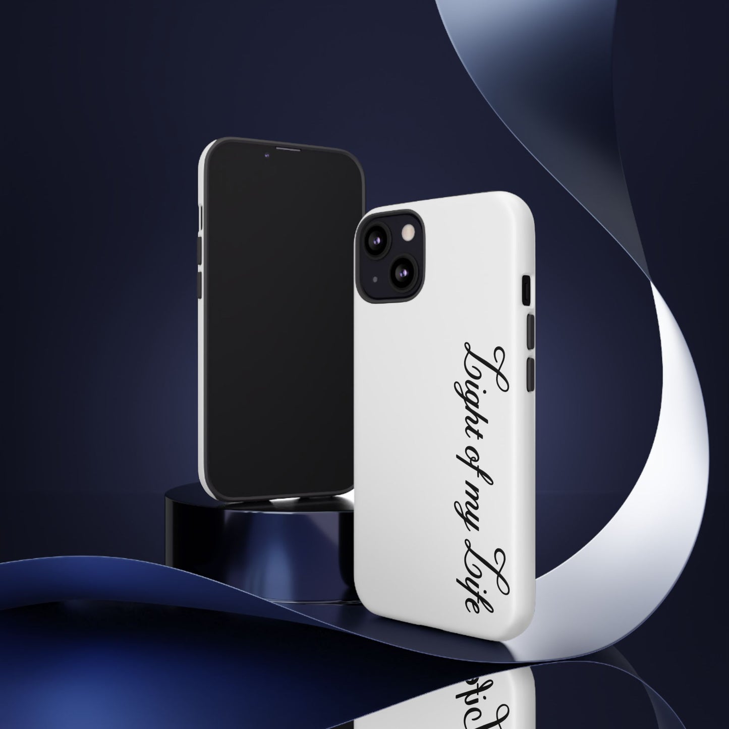 Light if my life white Tough Cases, gifts for Him, her , gift iPhone phone case, thought case 2 layer case